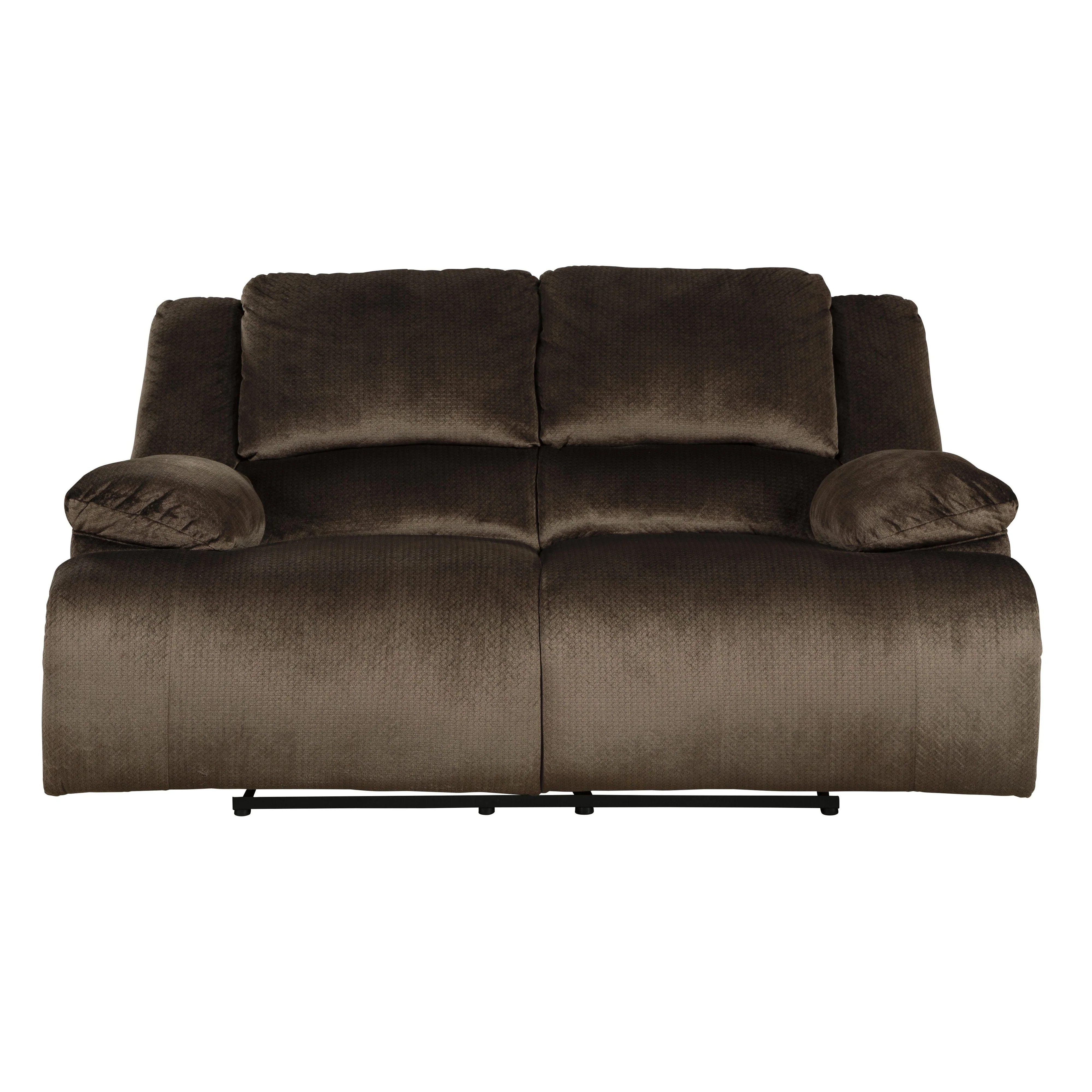 Clonmel - Chocolate - Reclining Loveseat - Image 4