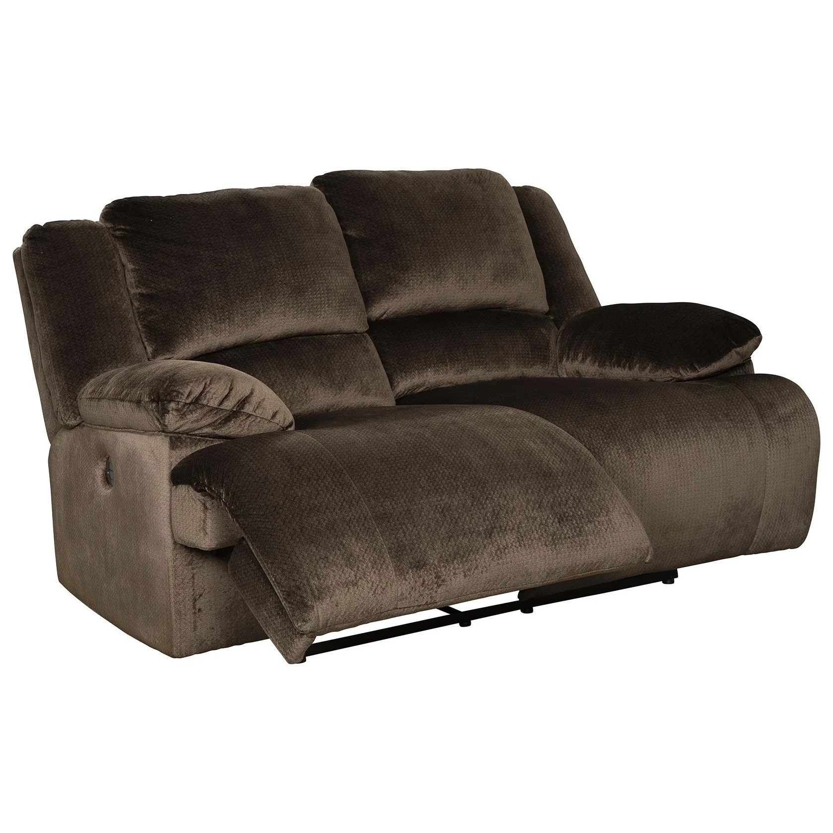 Clonmel - Chocolate - Reclining Power Loveseat - Image 9