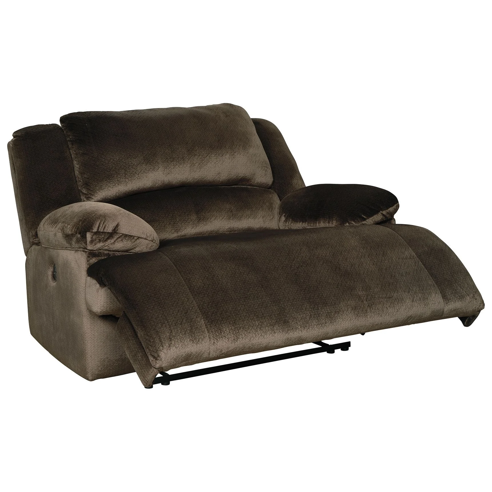 Clonmel - Chocolate - Zero Wall Power Wide Recliner - Image 3