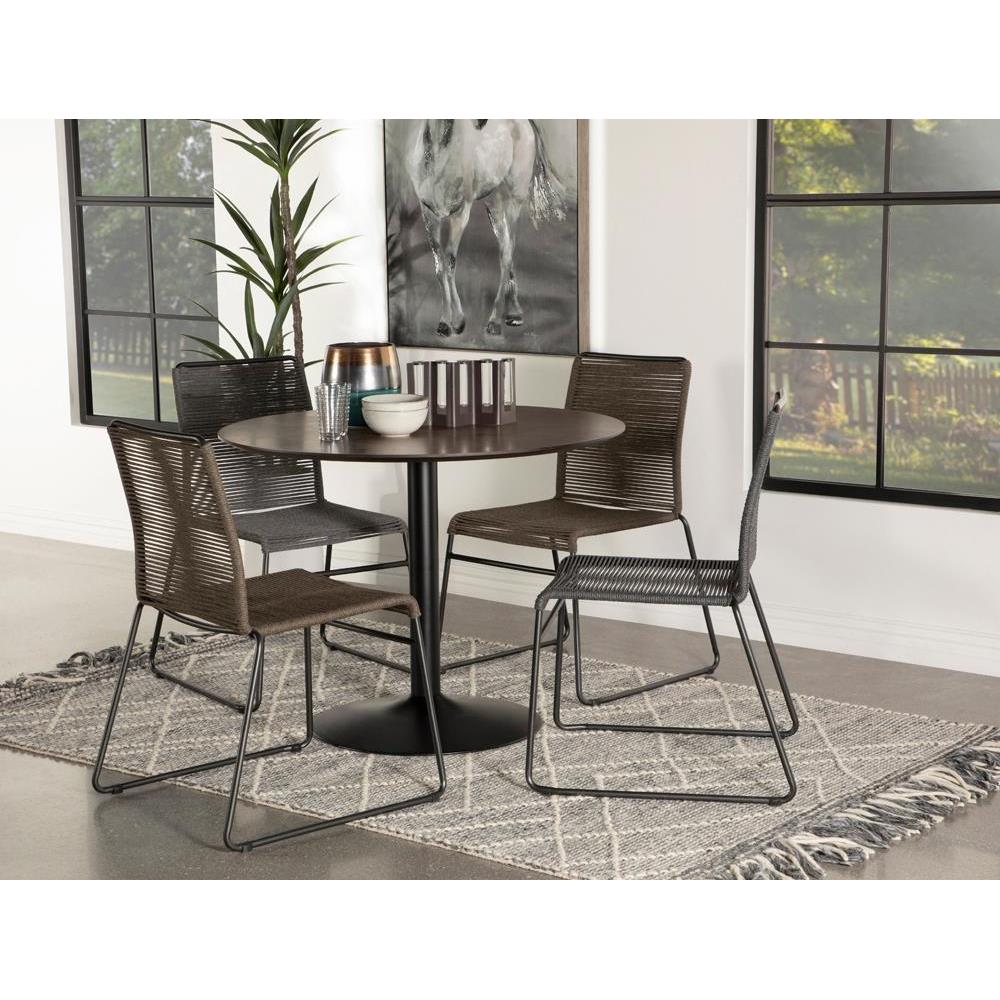 Clora - Round Dining Table - Black - Image 13