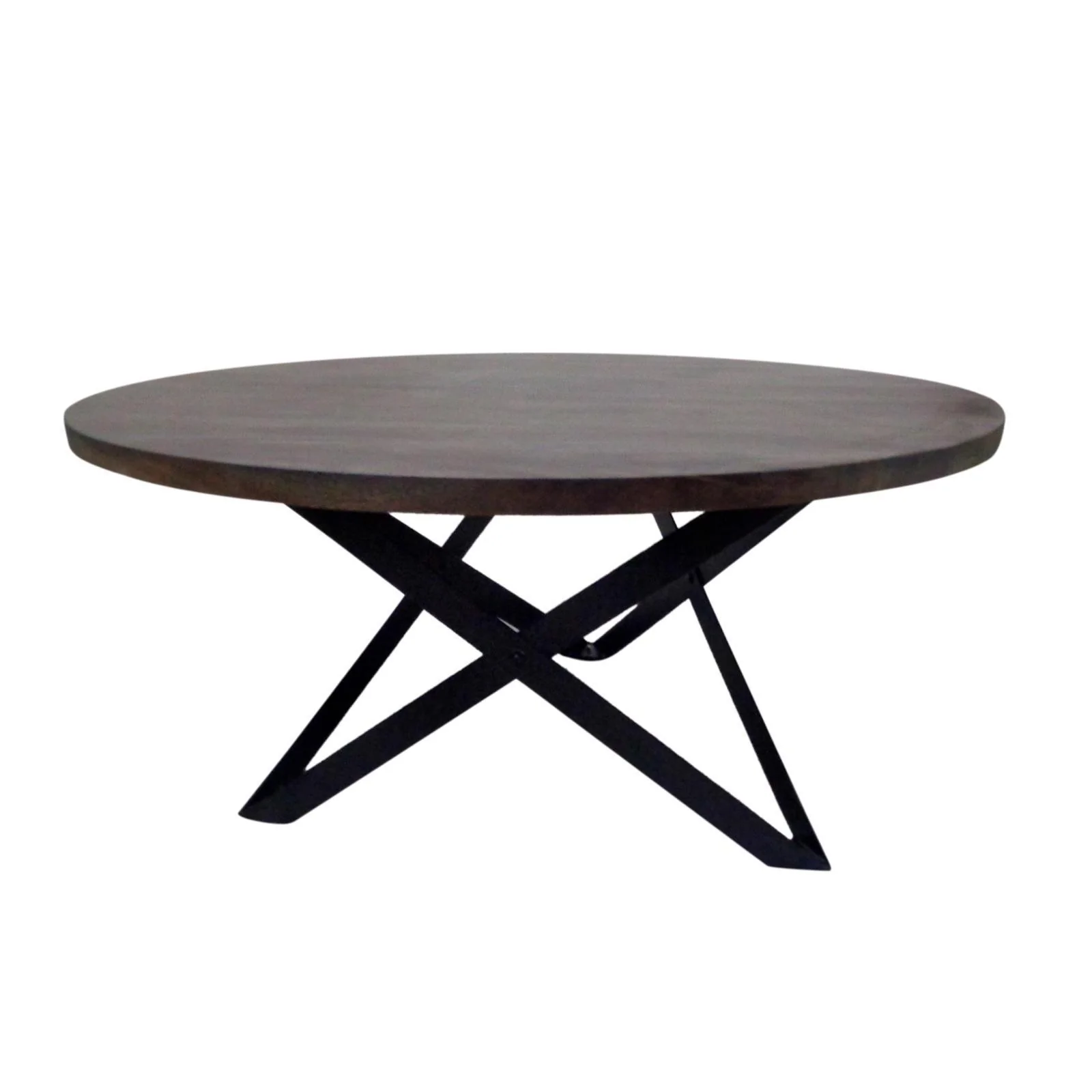 Coffee Table With Open Base - Brown