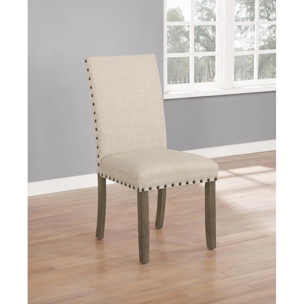 Coleman - Beige - Parson Chair - Image 2