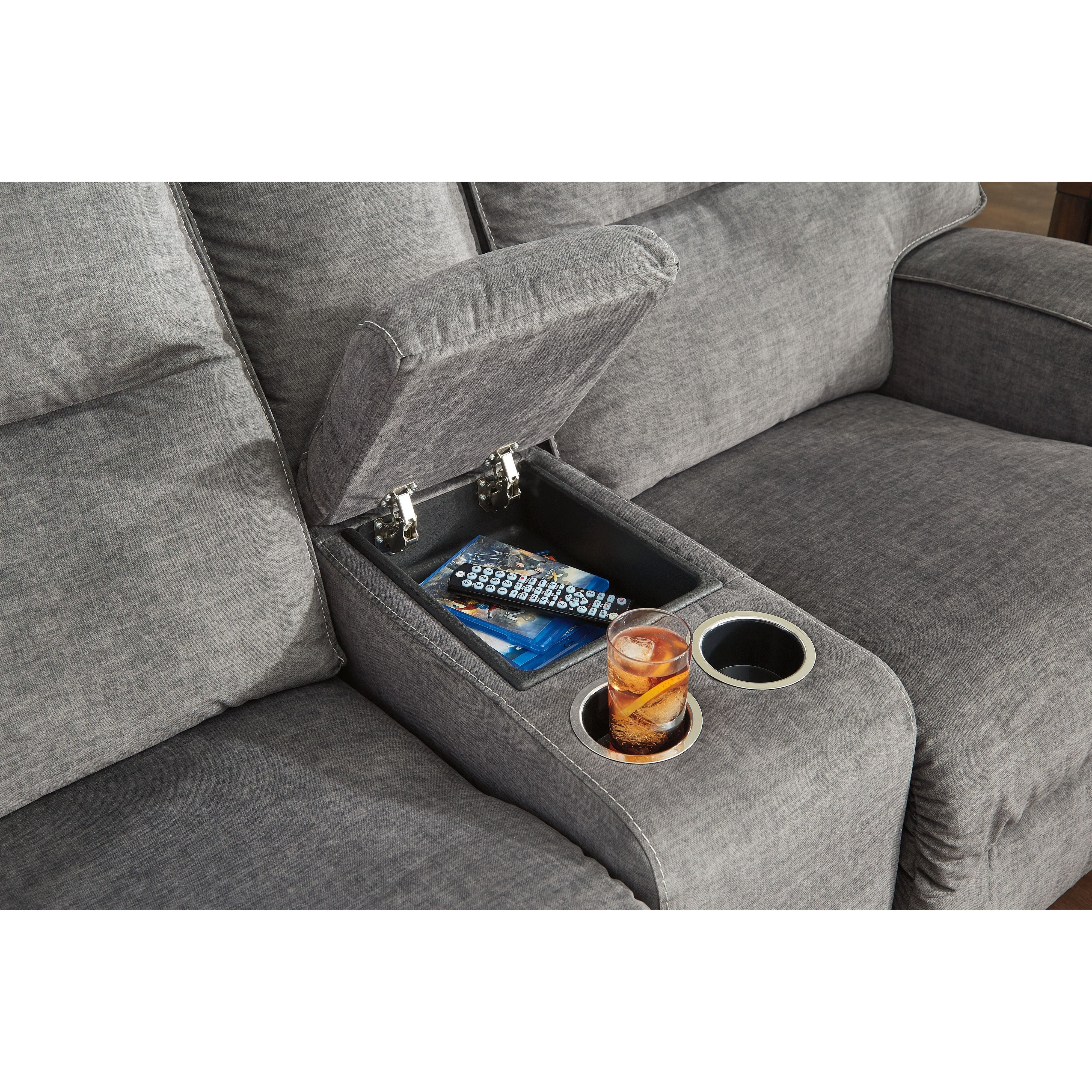 Coombs - Charcoal - Dbl Rec Pwr Loveseat W/console - Image 24