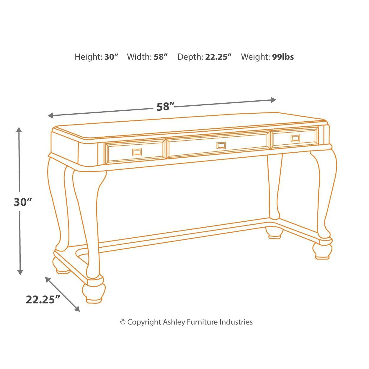 Coralayne - Silver - Vanity - Image 11