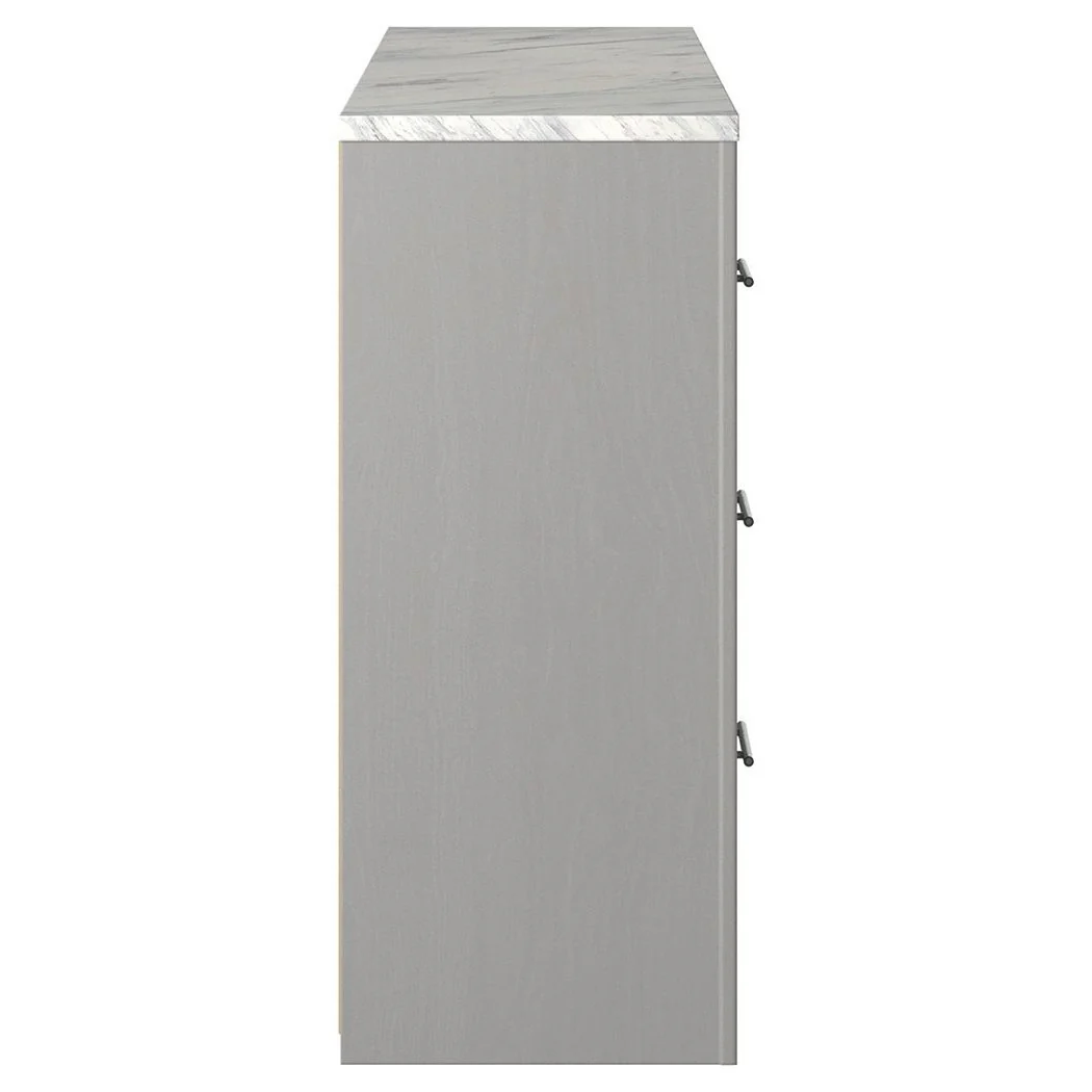 Cottonburg - Light Gray/white - Six Drawer Dresser - Image 4