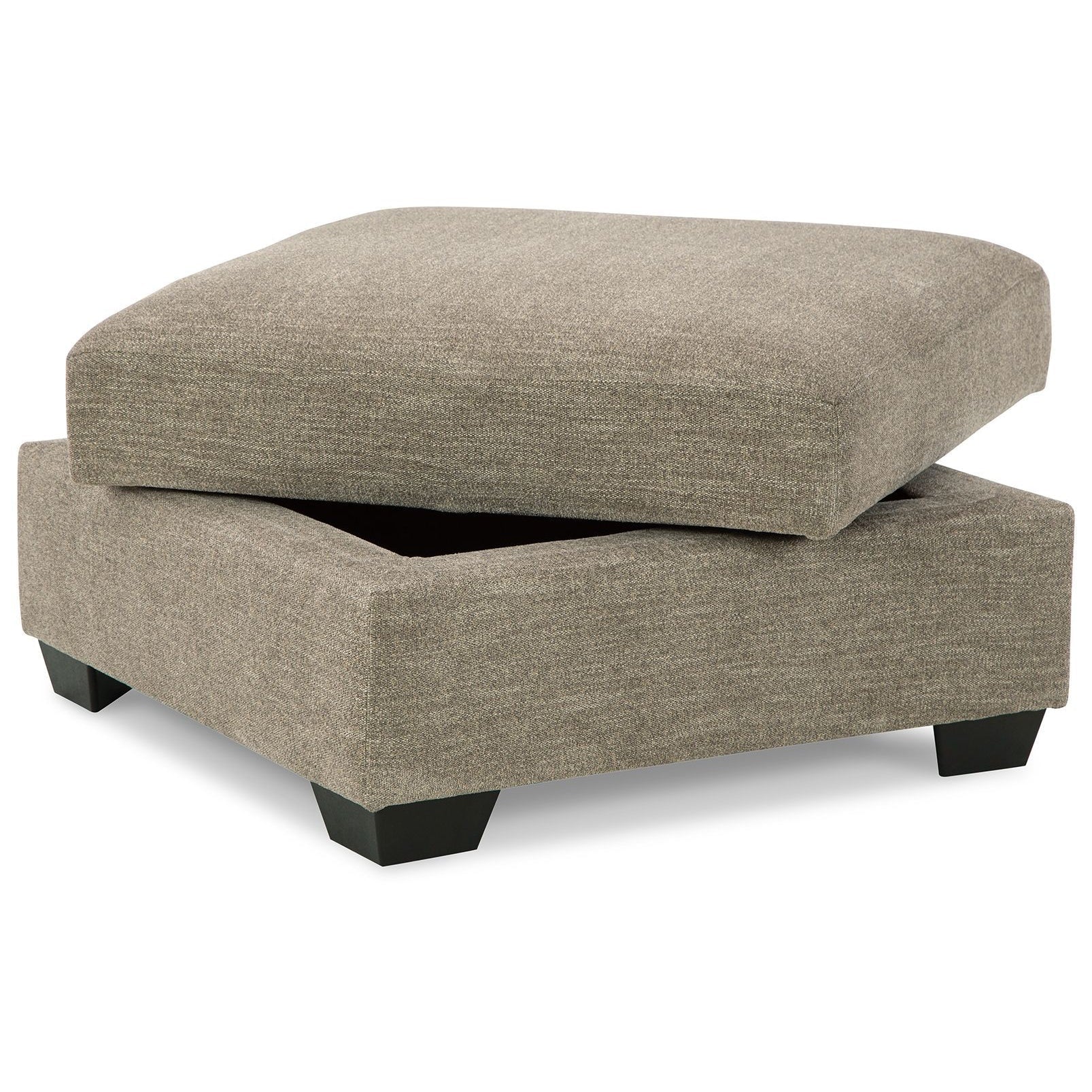 Creswell - Stone - Ottoman With Storage - Image 3