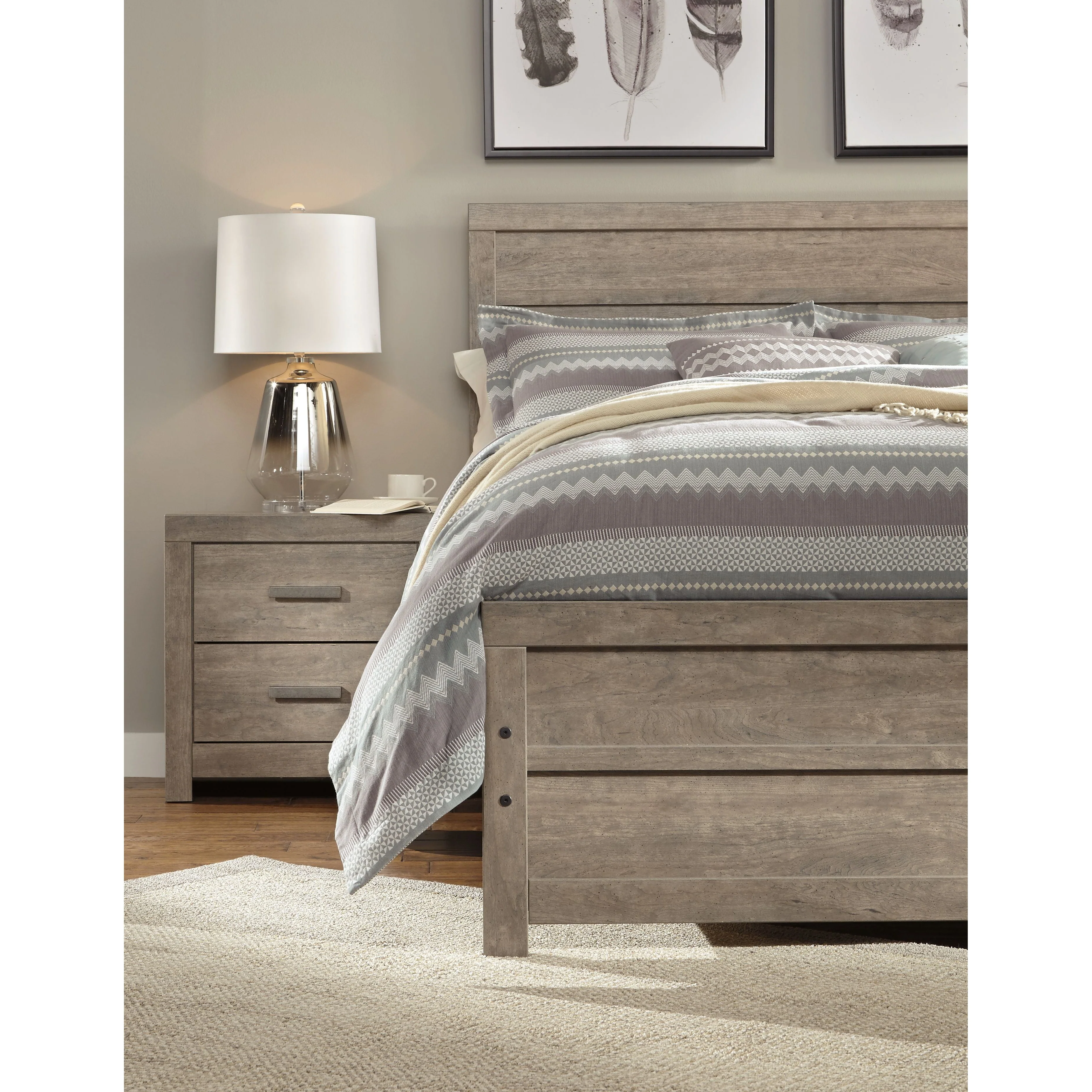 Culverbach - Gray - King Panel Bed - Image 8