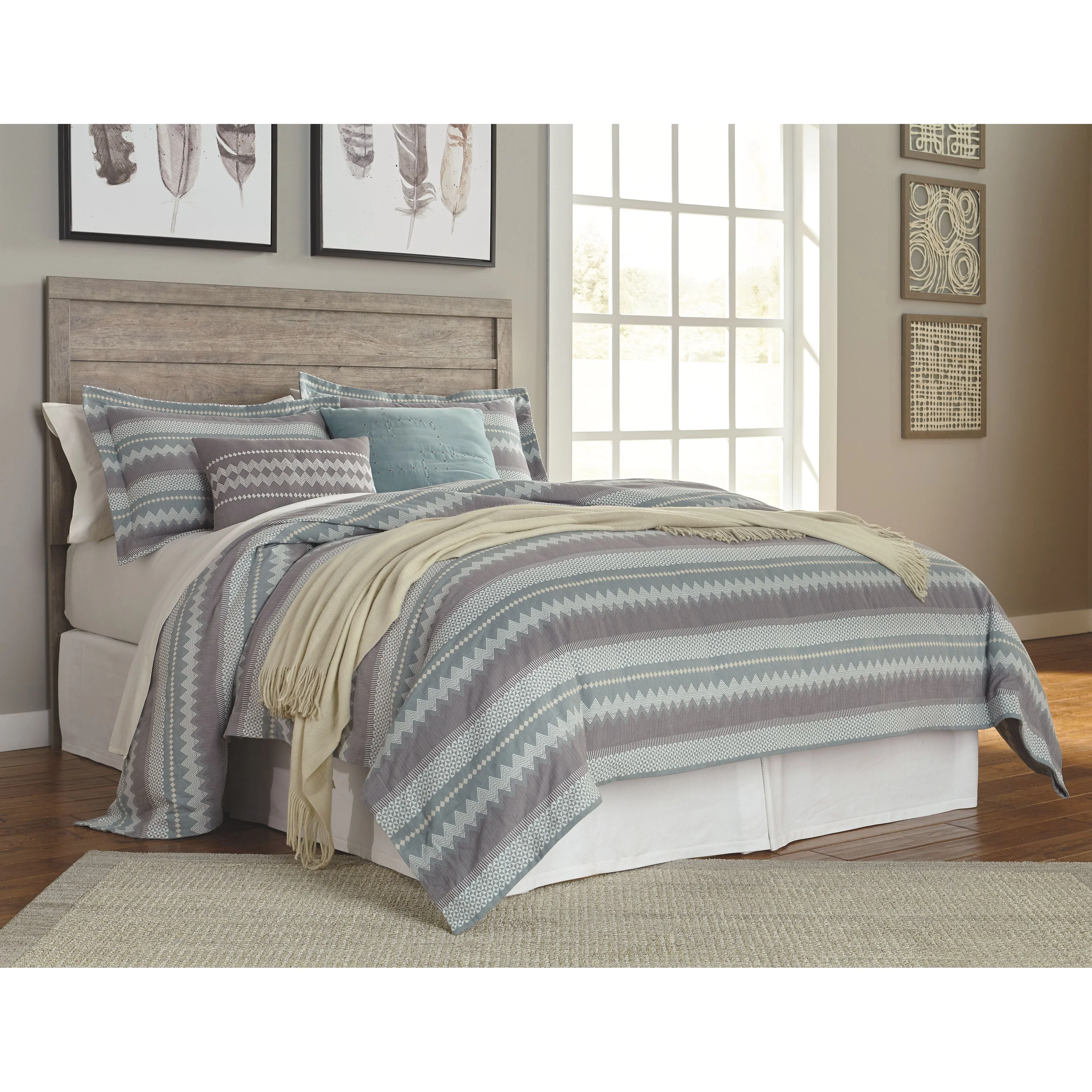 Culverbach - Gray - Queen Panel Headboard - Image 2