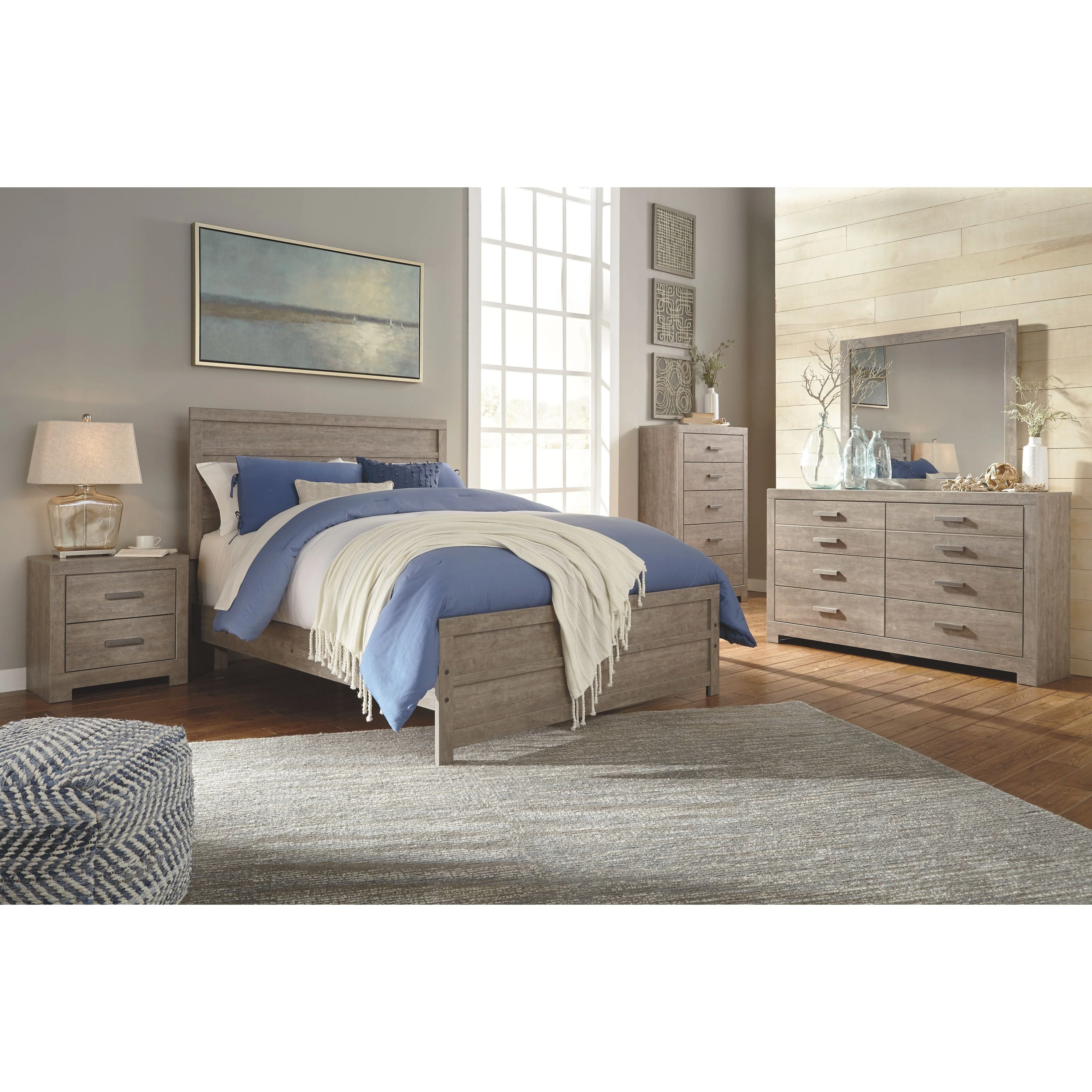 Culverbach - Gray - Queen Panel Headboard - Image 5