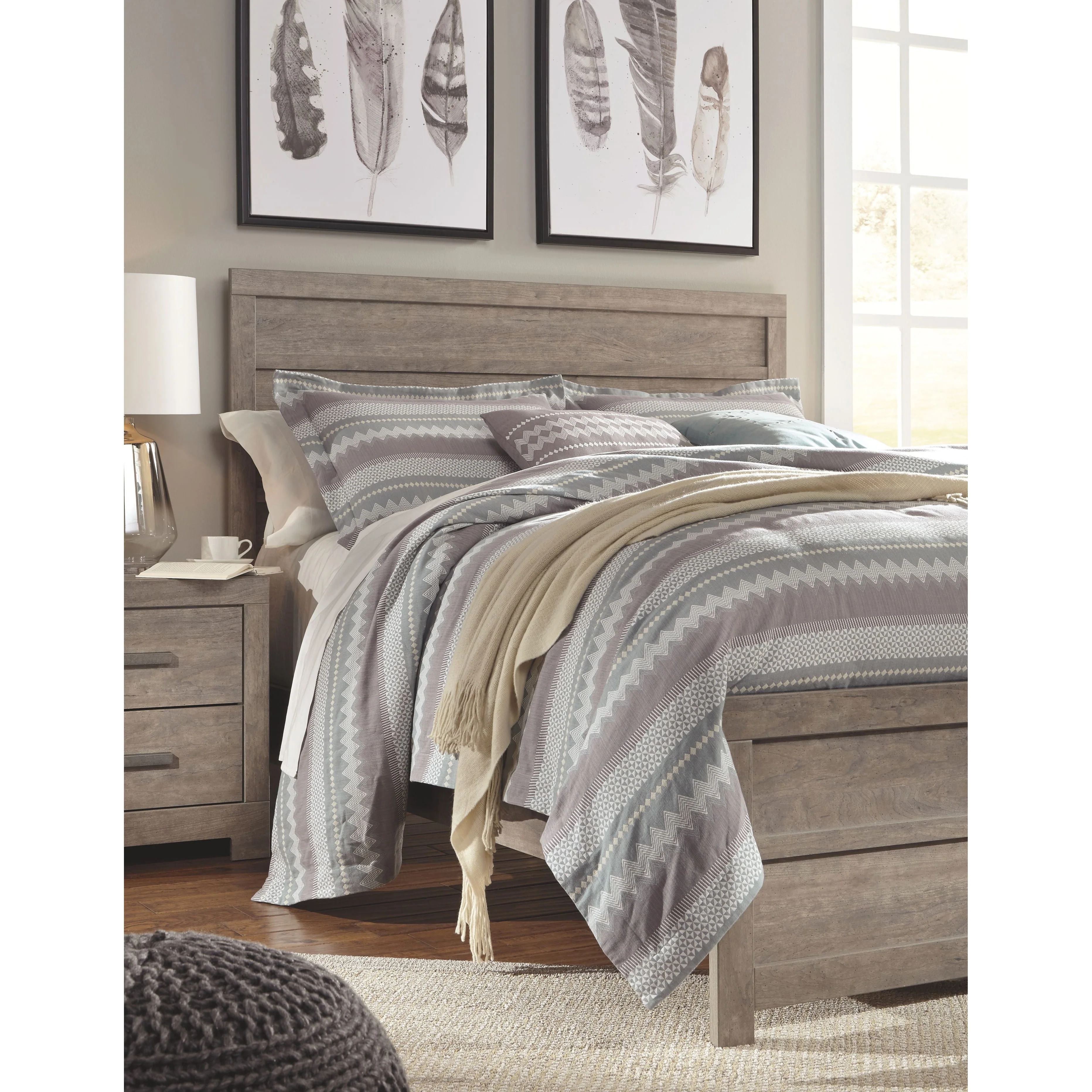 Culverbach - Gray - Queen Panel Headboard - Image 7