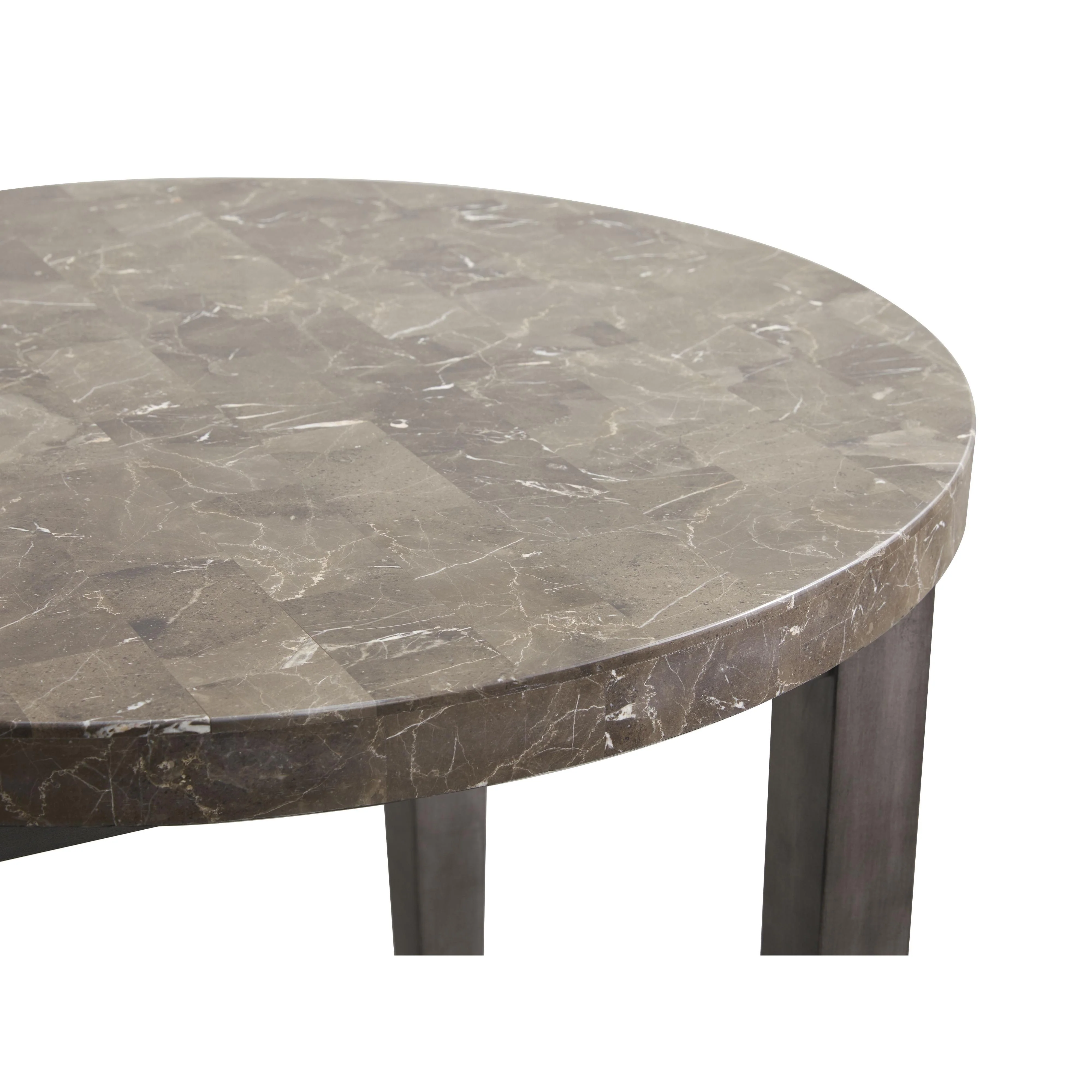 Curranberry - Two-tone Gray - Round Drm Counter Table - Image 4
