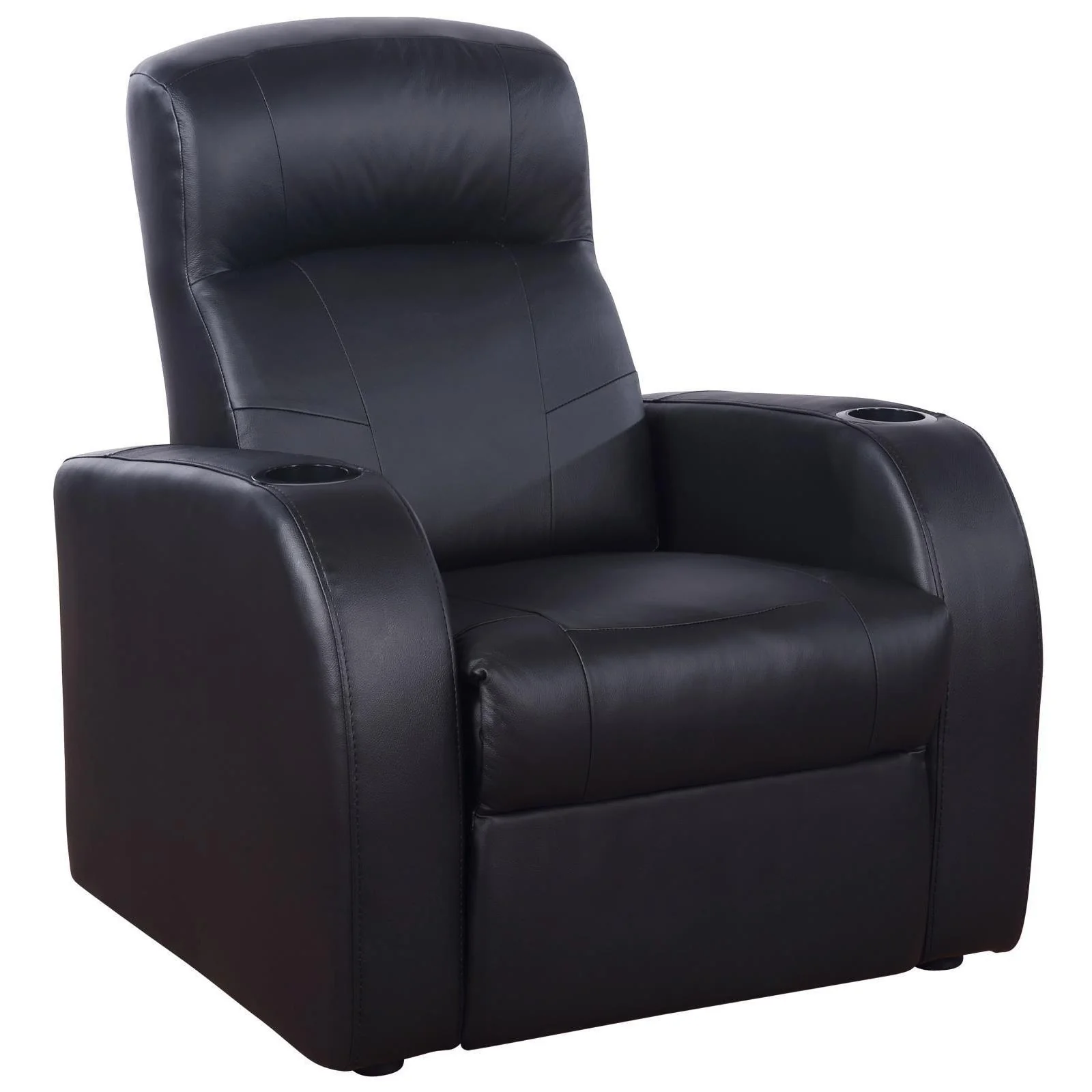 Cyrus Home Theater Collection - Black - 7 Pc 4-seater Home Theater - Image 2