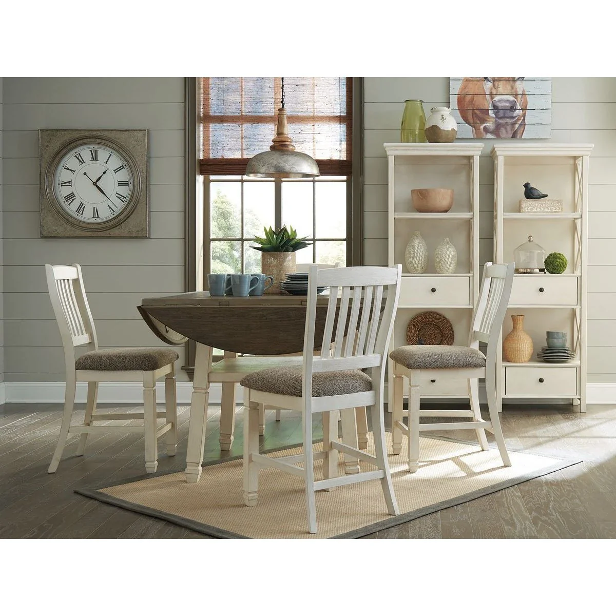 Ashley Bolanburg Upholstered Barstool in Two Tone - Image 18