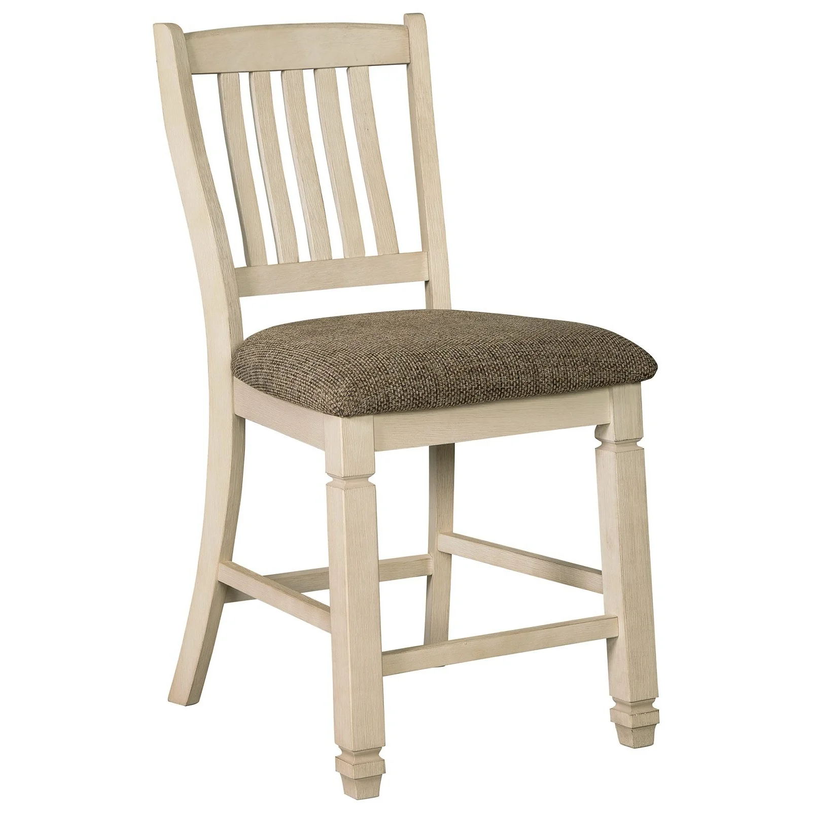 Ashley Bolanburg Upholstered Barstool in Two Tone - Image 4