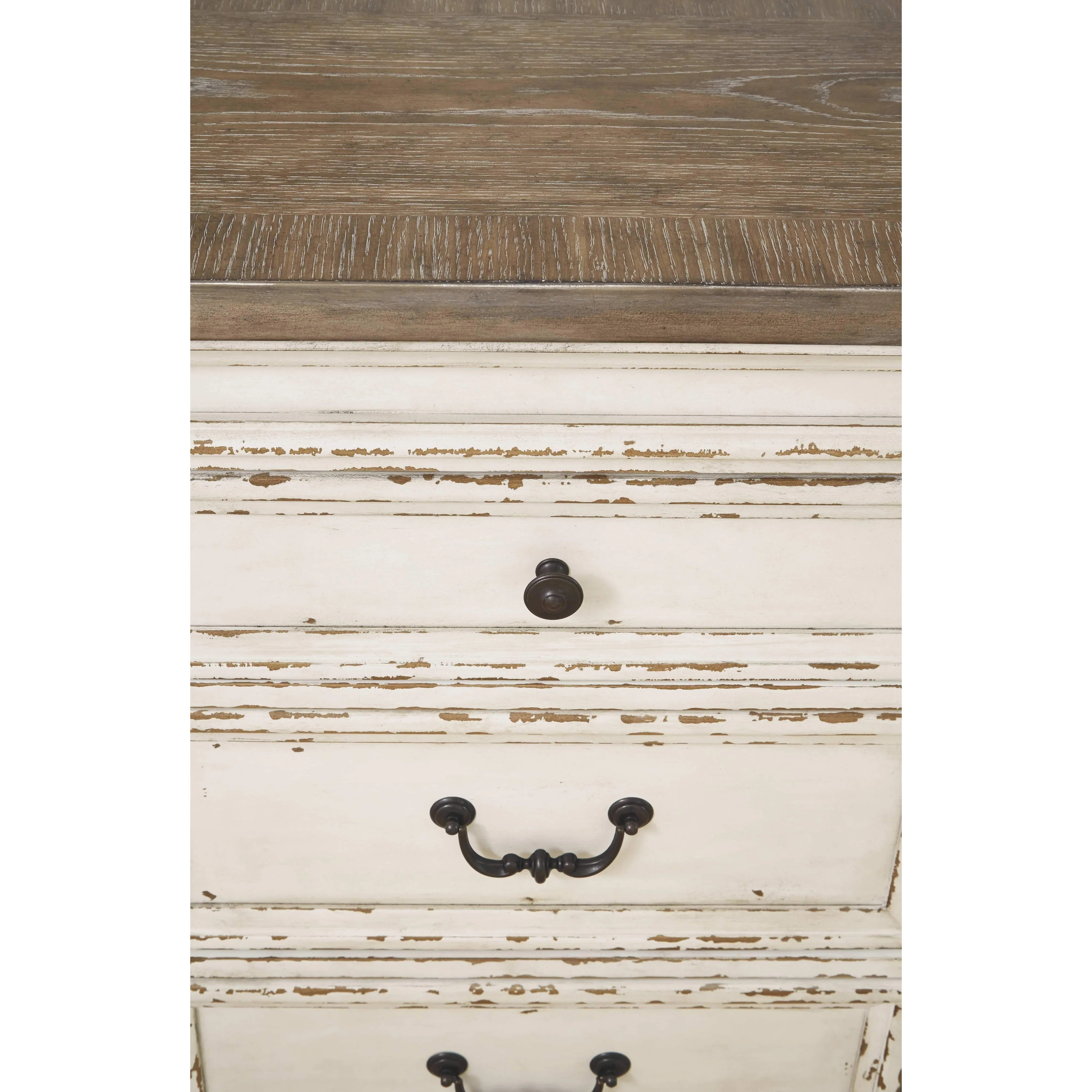 Ashley Realyn - Chipped White - UPH Swivel Stool (1/CN) - Image 6