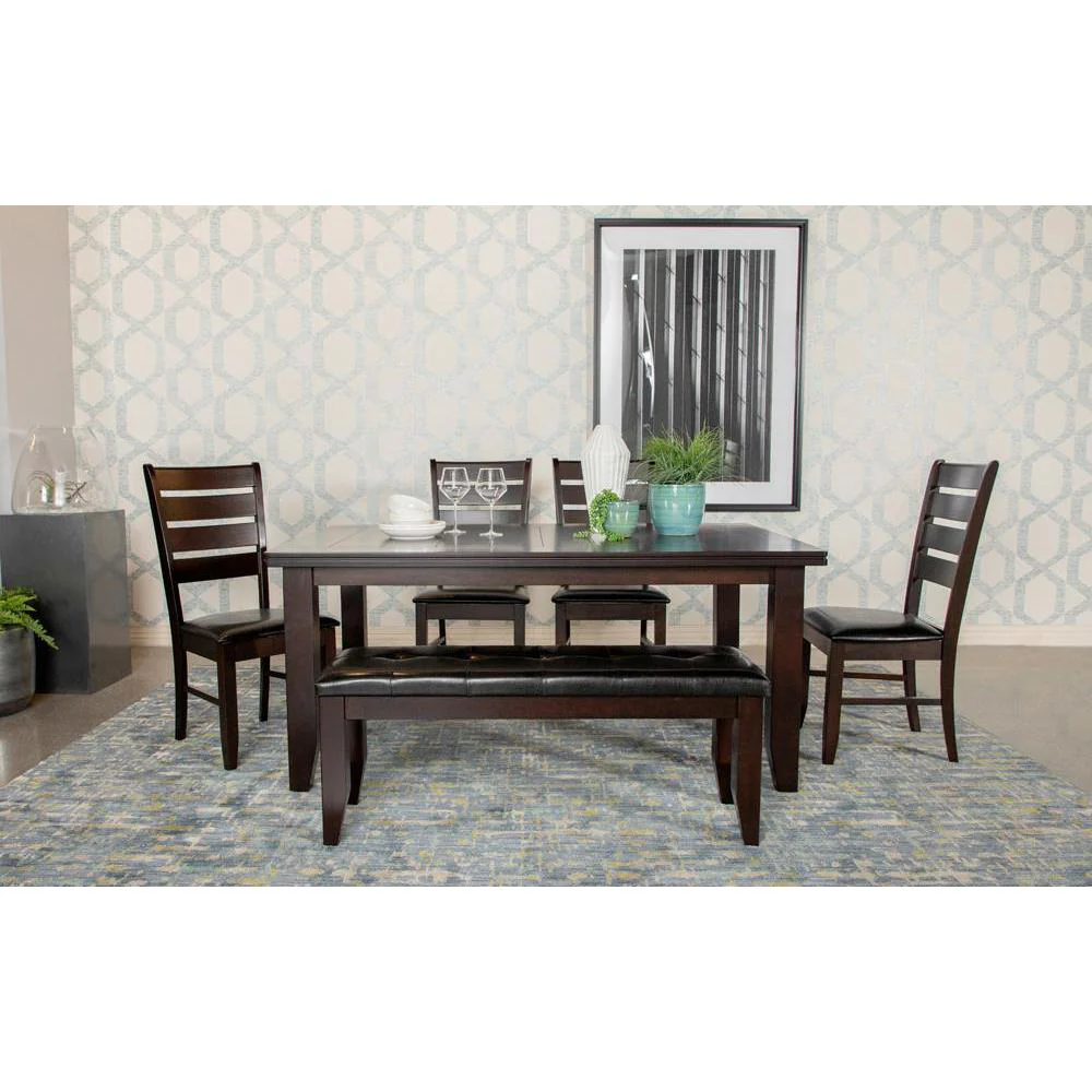 Dalila - Upholstered Benche - Black - Image 5