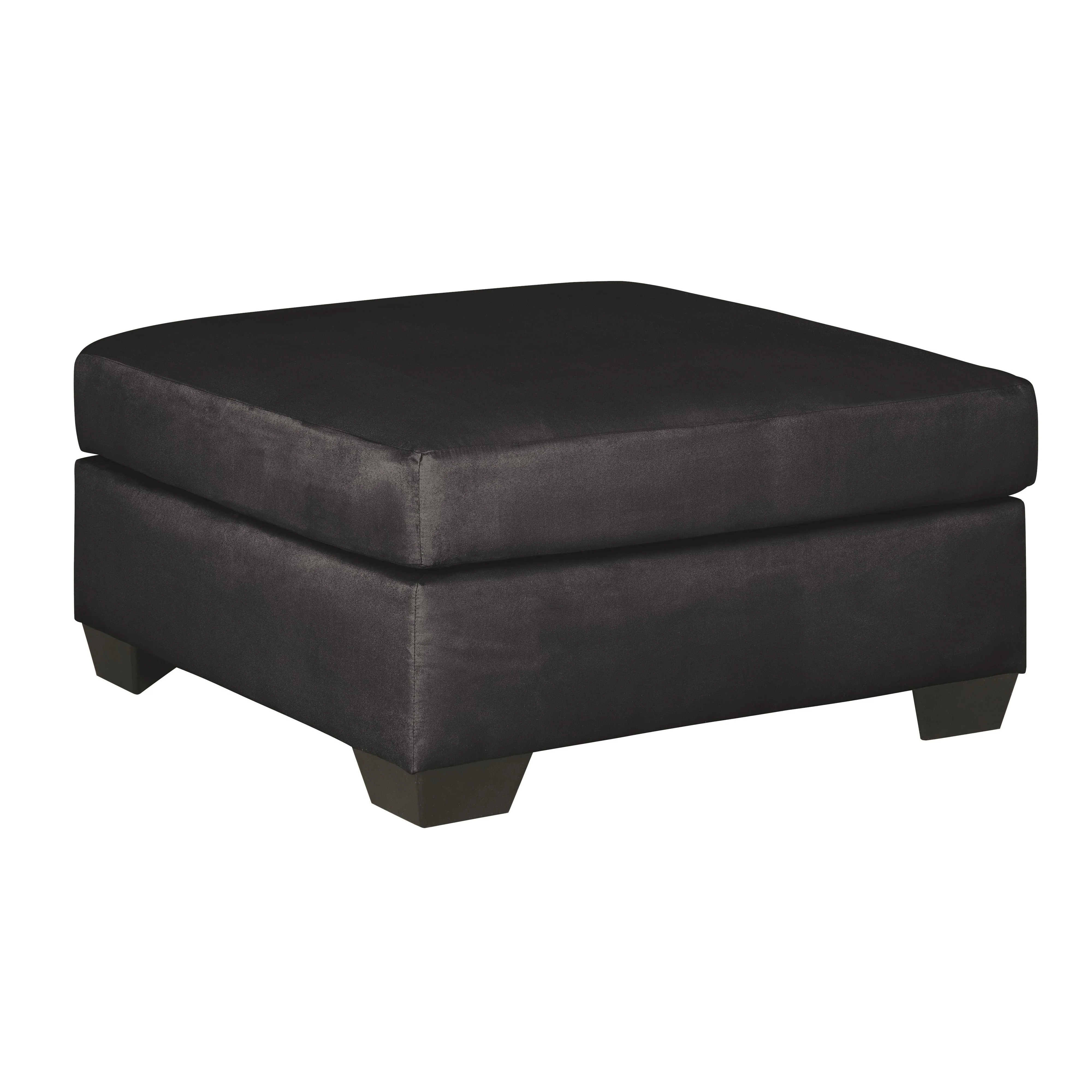 Darcy - Black - Oversized Accent Ottoman - Image 4