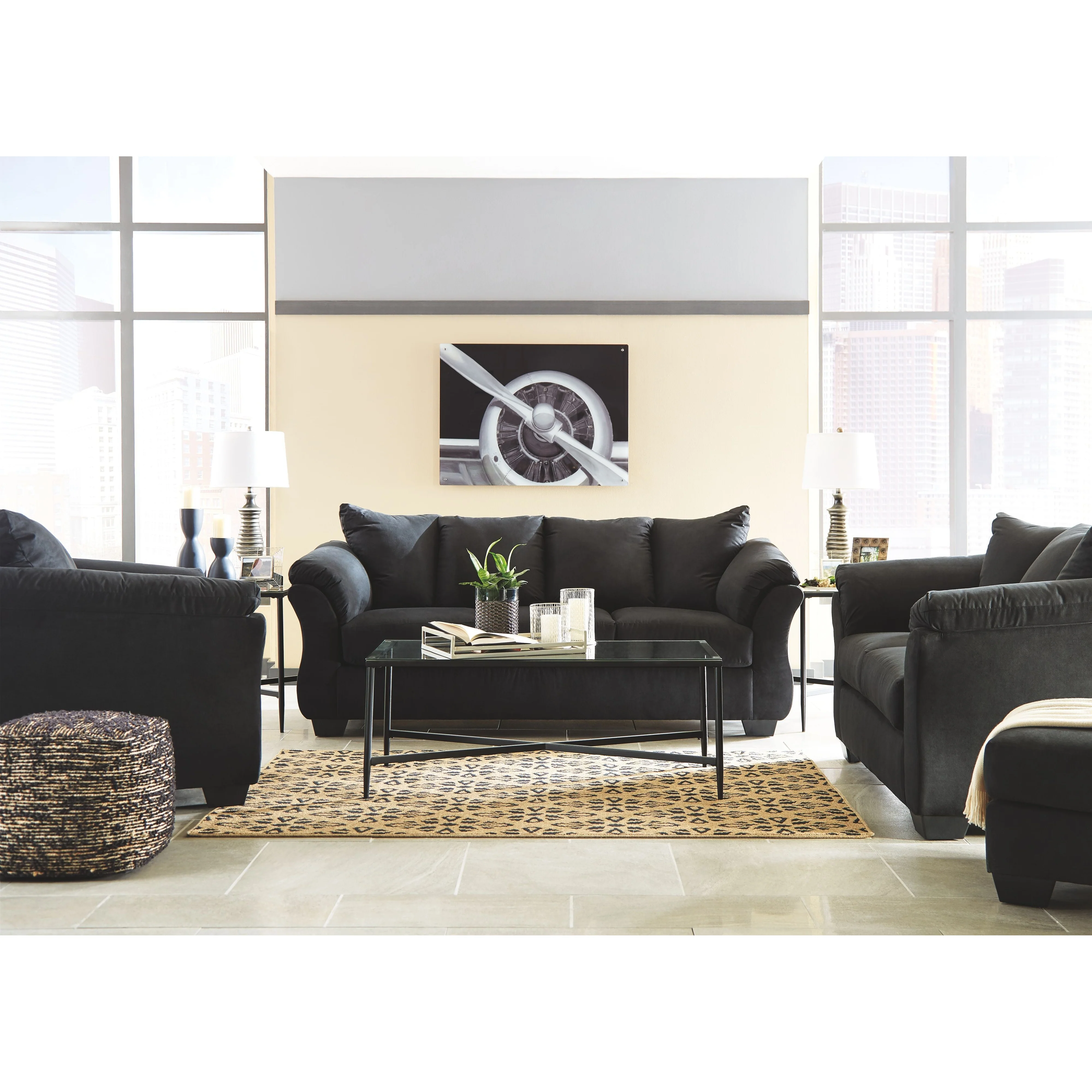 Darcy - Black - Sofa - Image 13