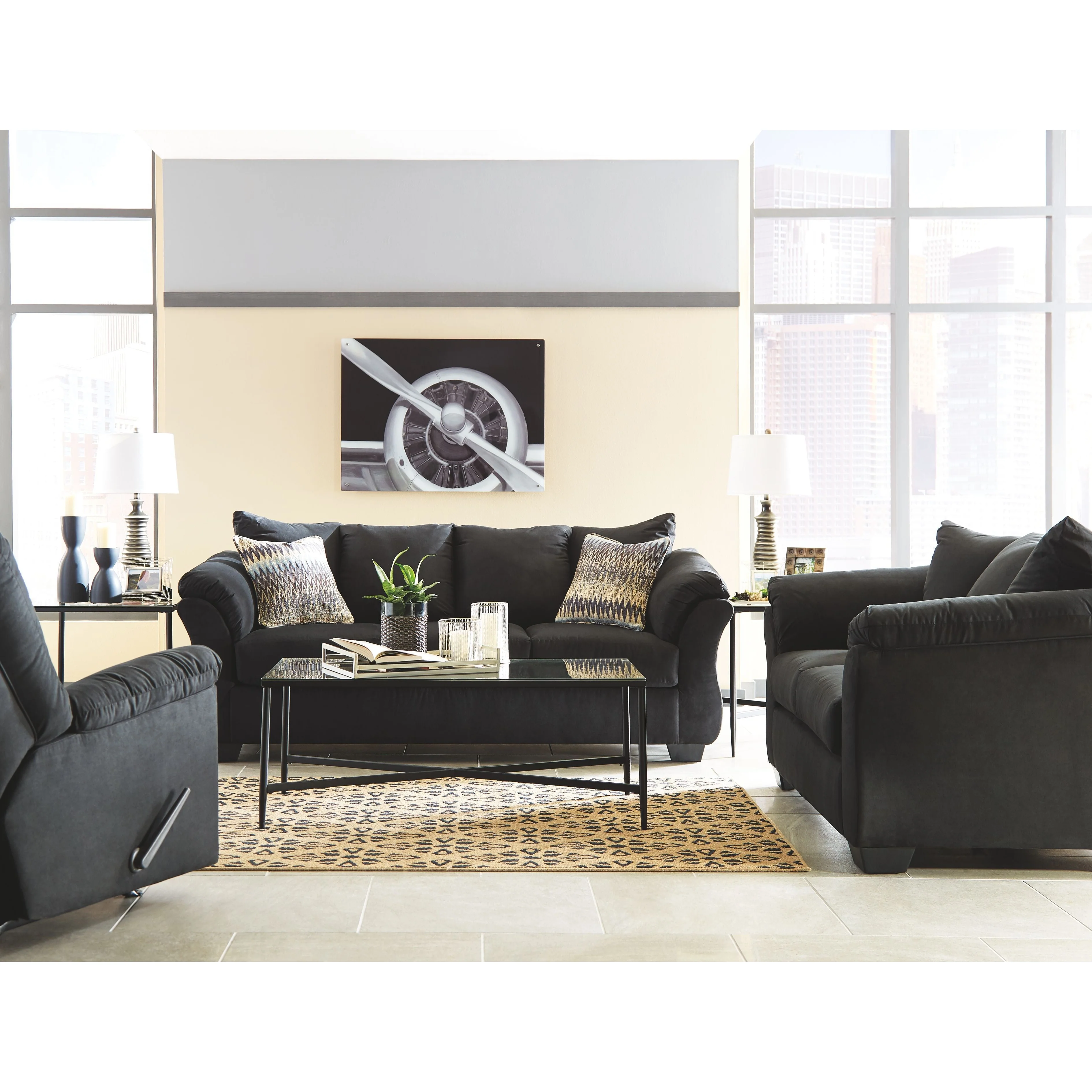 Darcy - Black - Sofa - Image 24