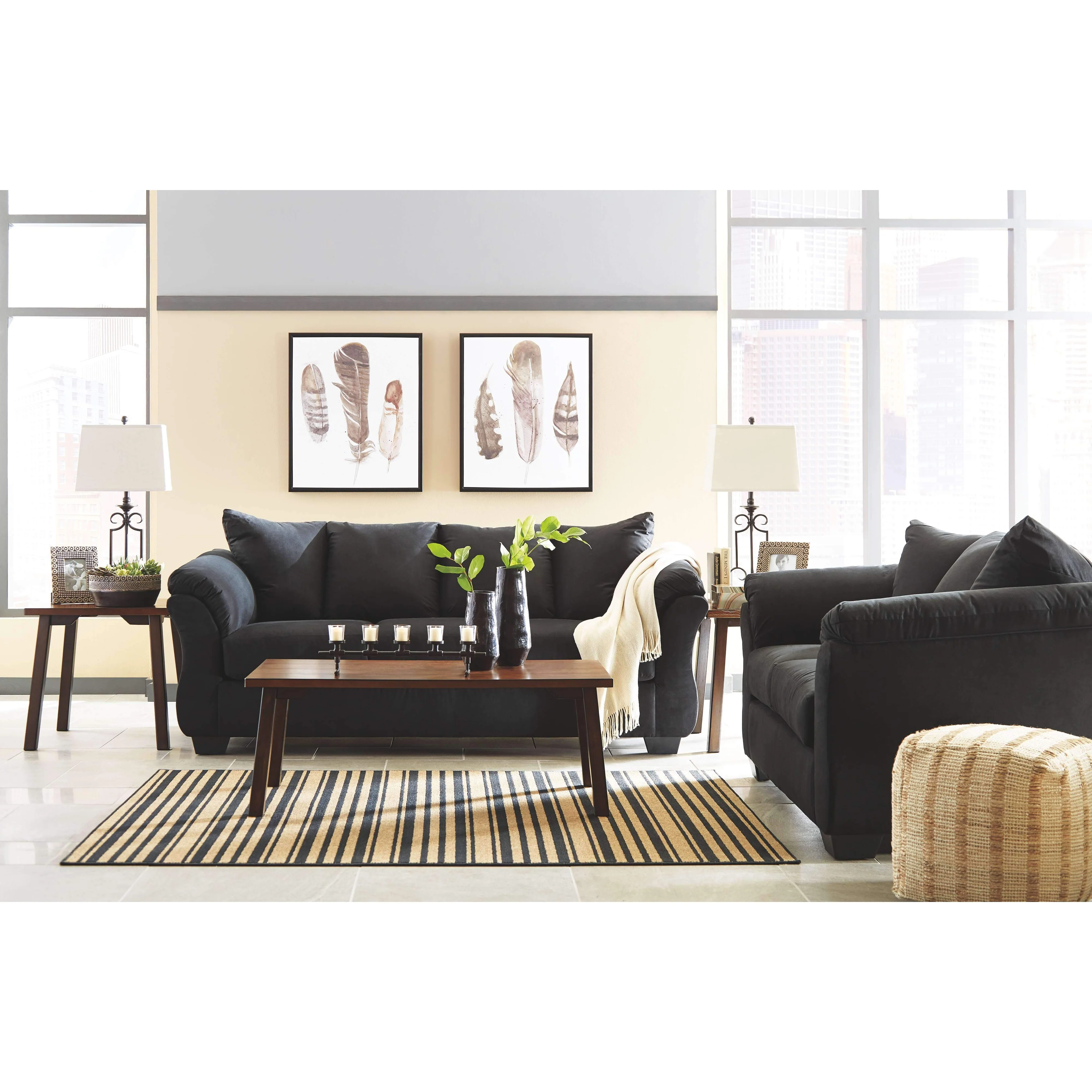 Darcy - Black - Sofa - Image 7