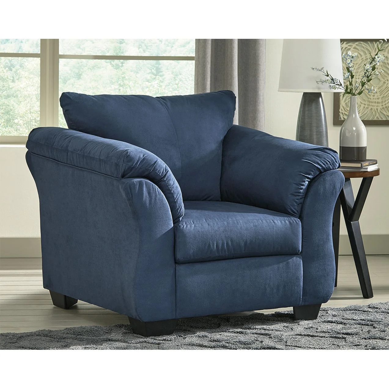 Darcy - Blue - Chair - Image 2