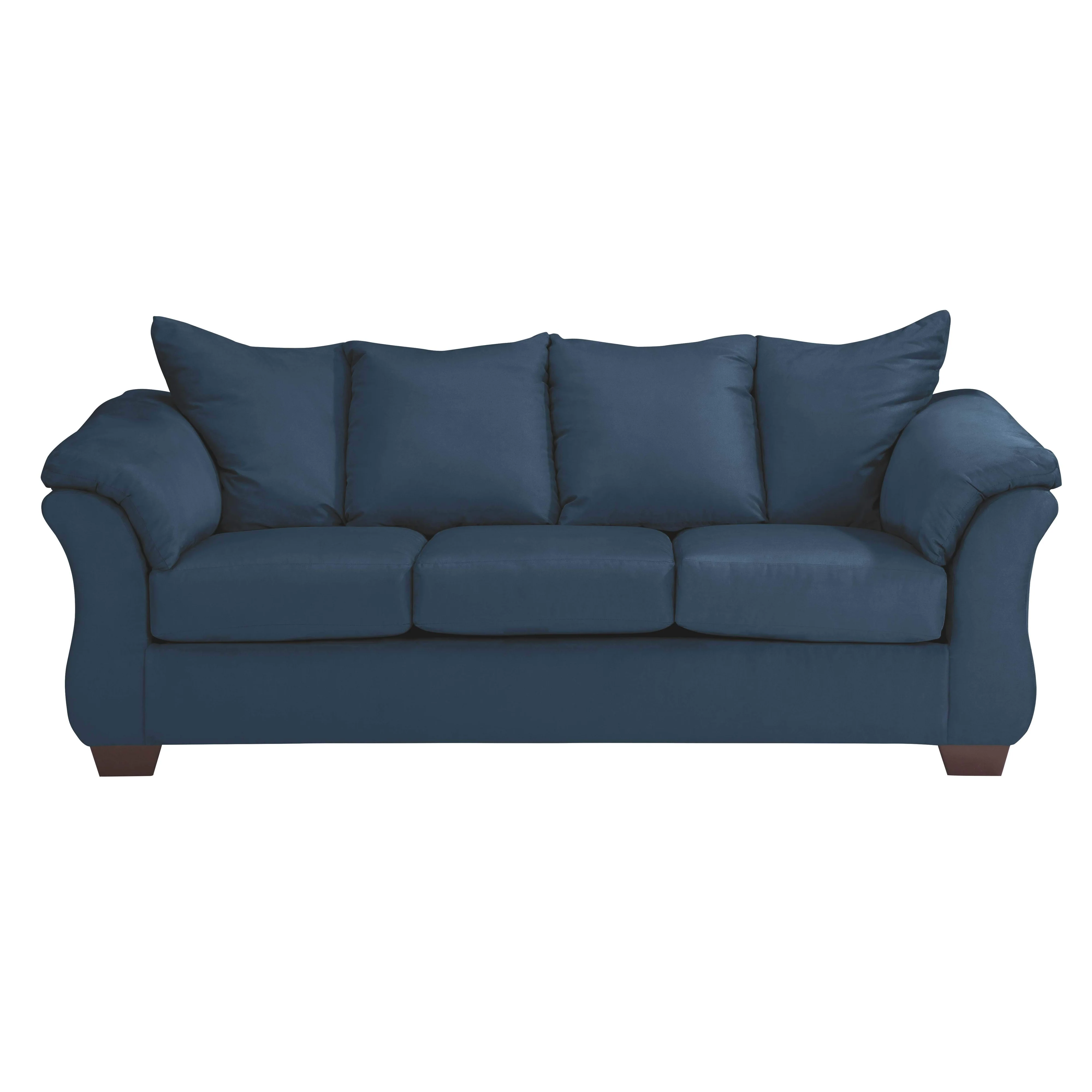 Darcy - Blue - Full Sofa Sleeper - Image 8