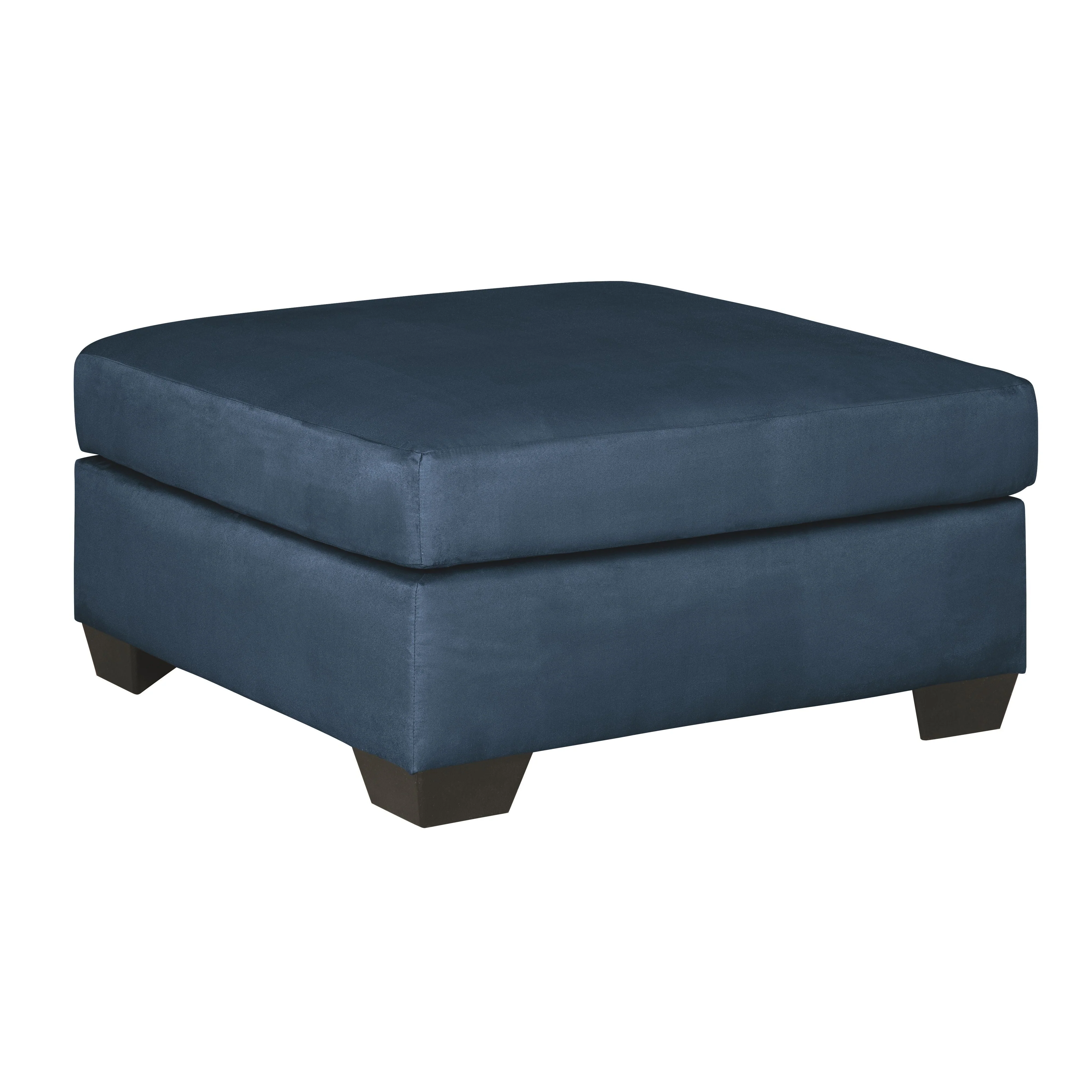 Darcy - Blue - Oversized Accent Ottoman