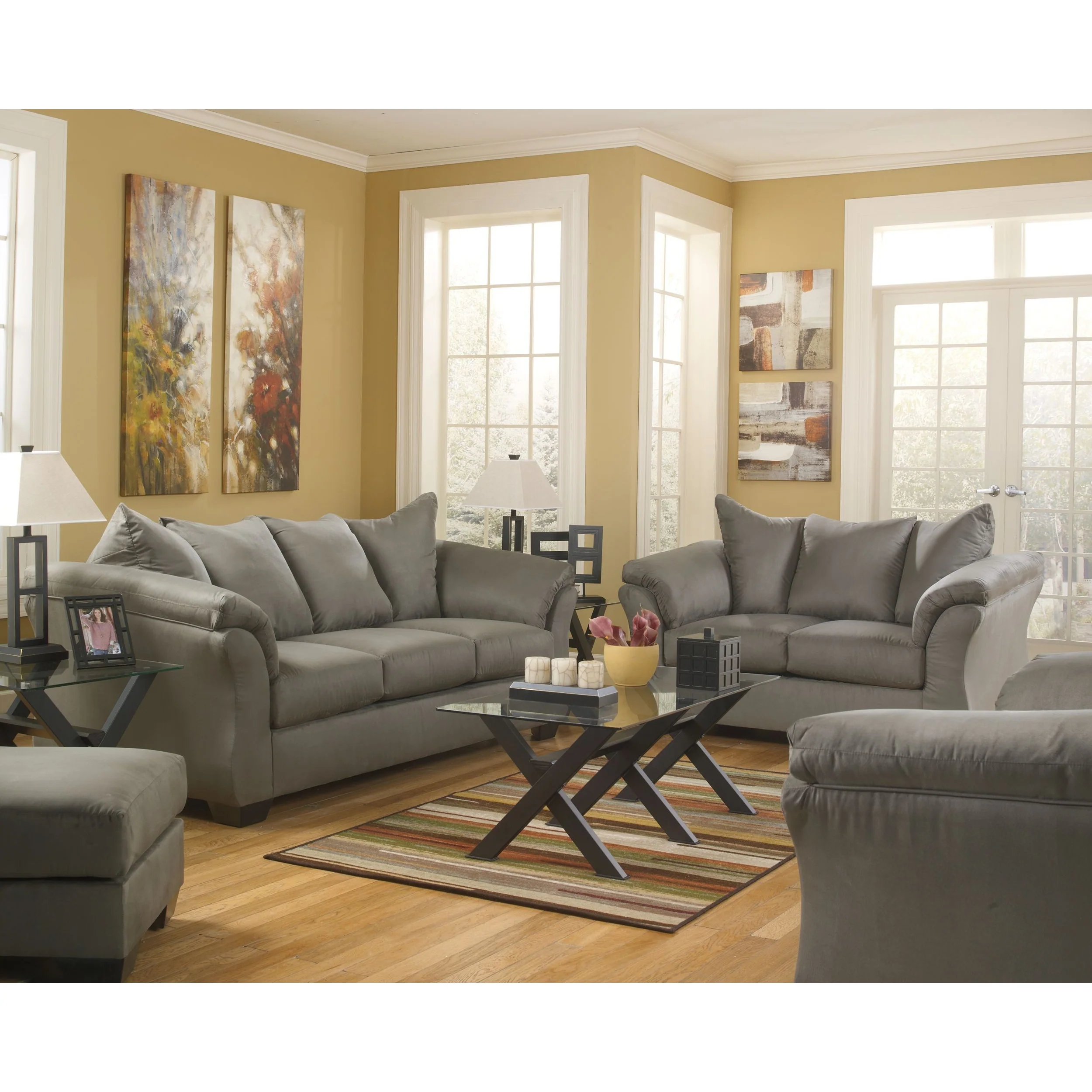 Darcy - Cobblestone - Ottoman - Image 5