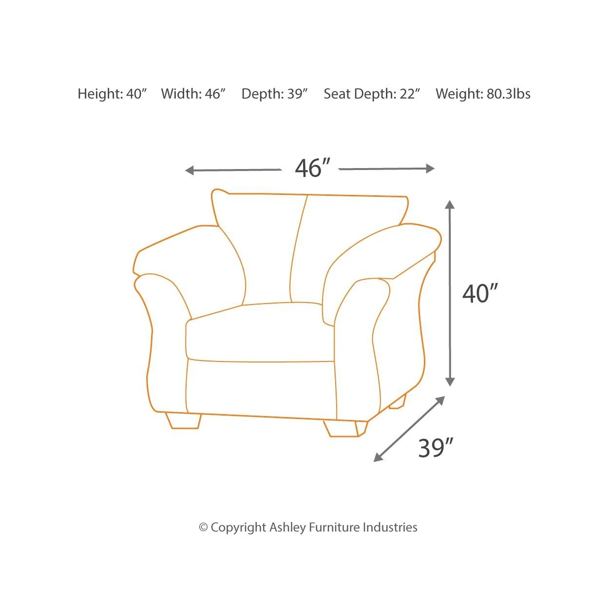 Darcy - Light Brown - Chair - Image 10