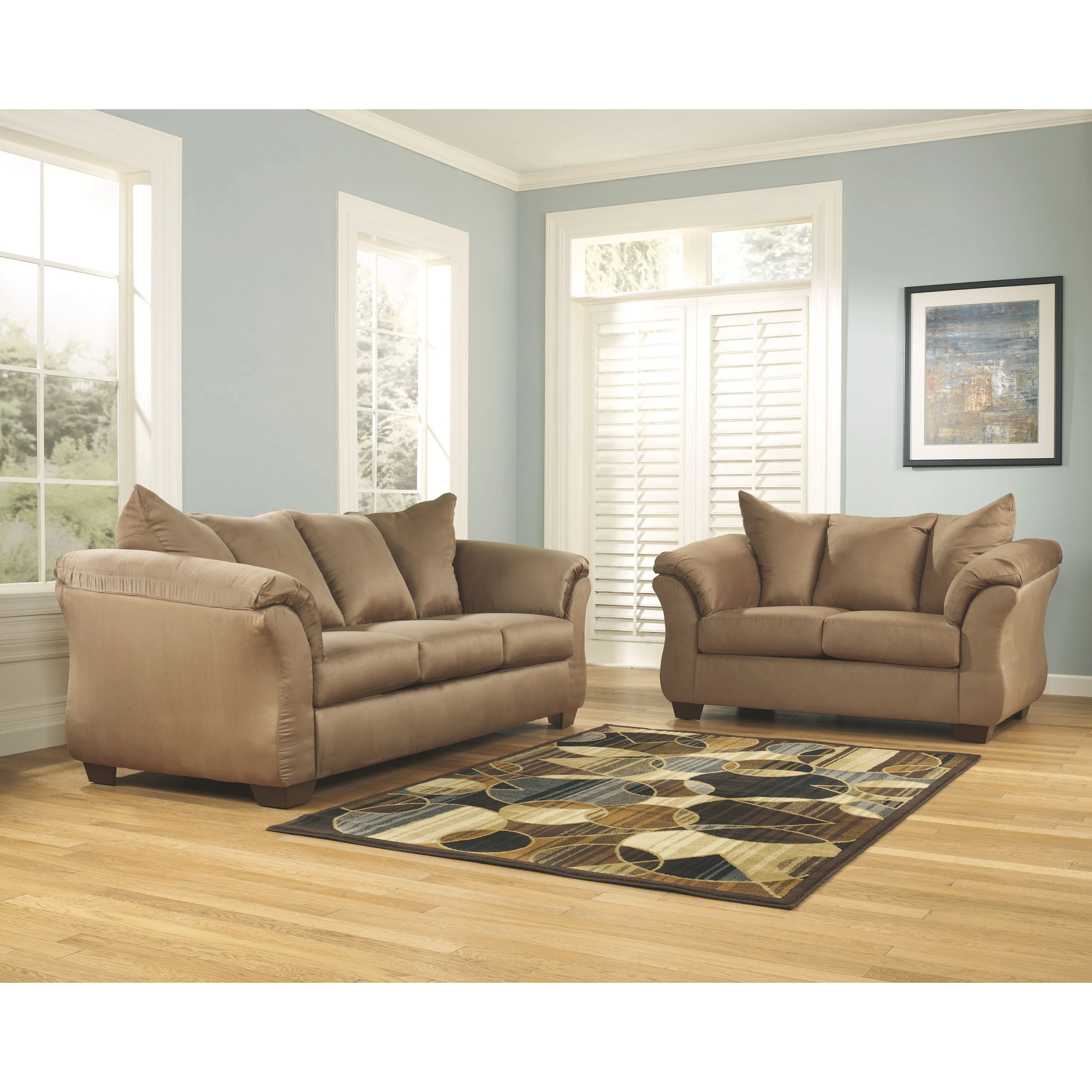 Darcy - Light Brown - Loveseat - Image 33