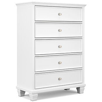DEAL! #932 - Damaged to Corner and Front - Ashley Fortman Five Drawer Chest - Image 5
