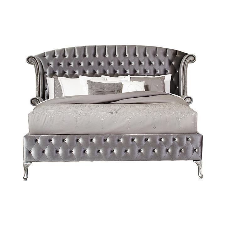 Deanna Bedroom - California King Bed - Gray - Image 3