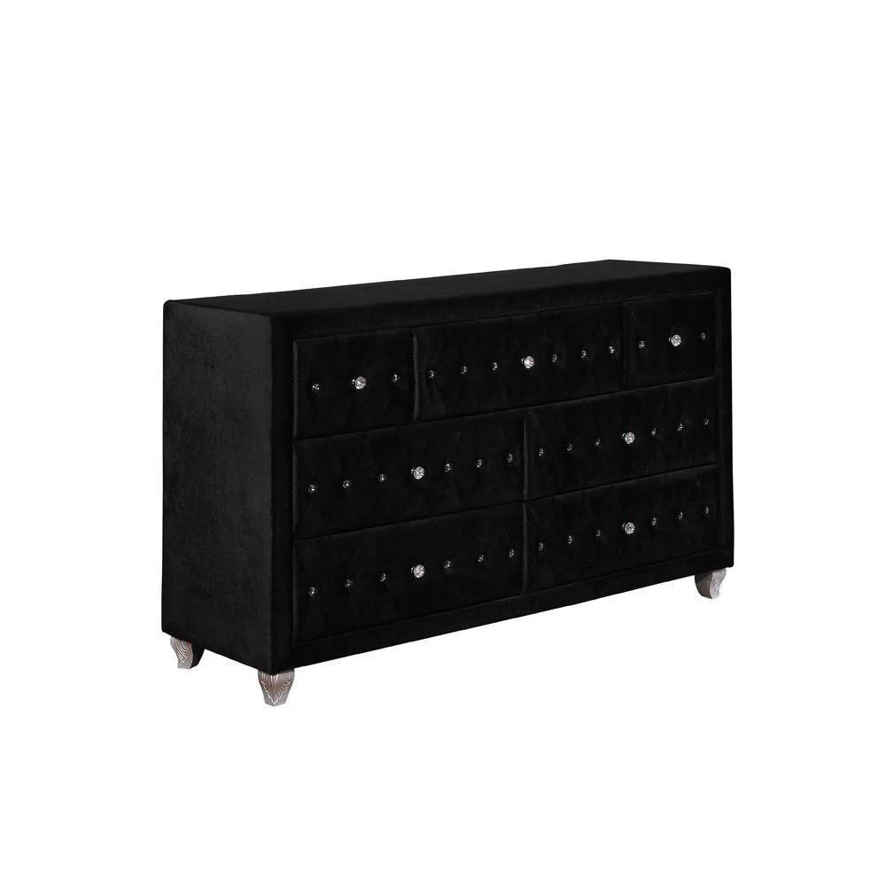 Deanna Bedroom - Dresser - Black - Image 3