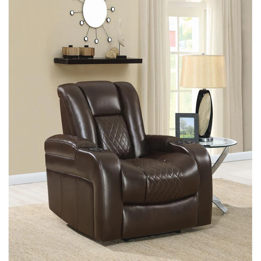 Delangelo - Power Recliner - Brown