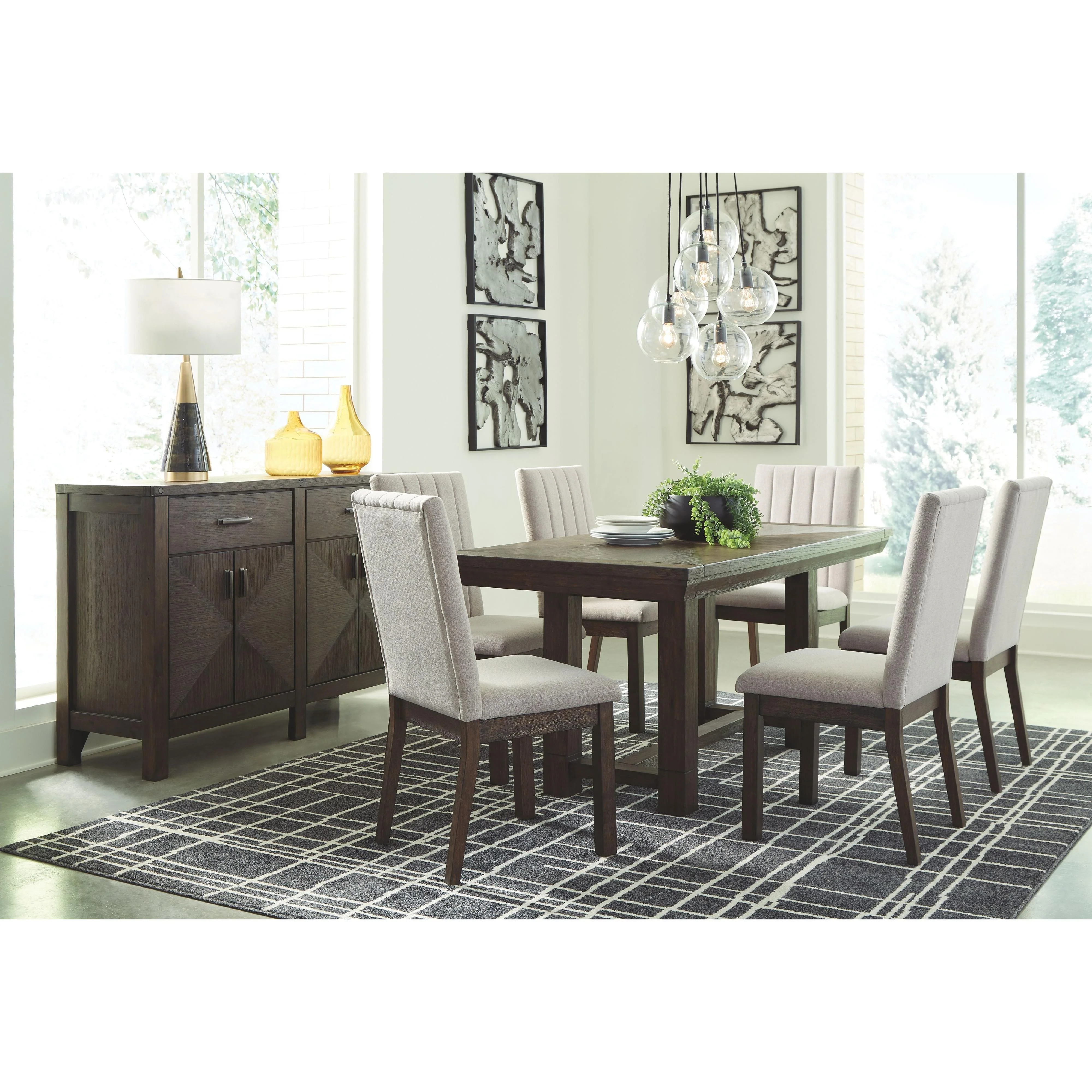 Dellbeck - Brown - Rect Dining Room Ext Table - Image 12