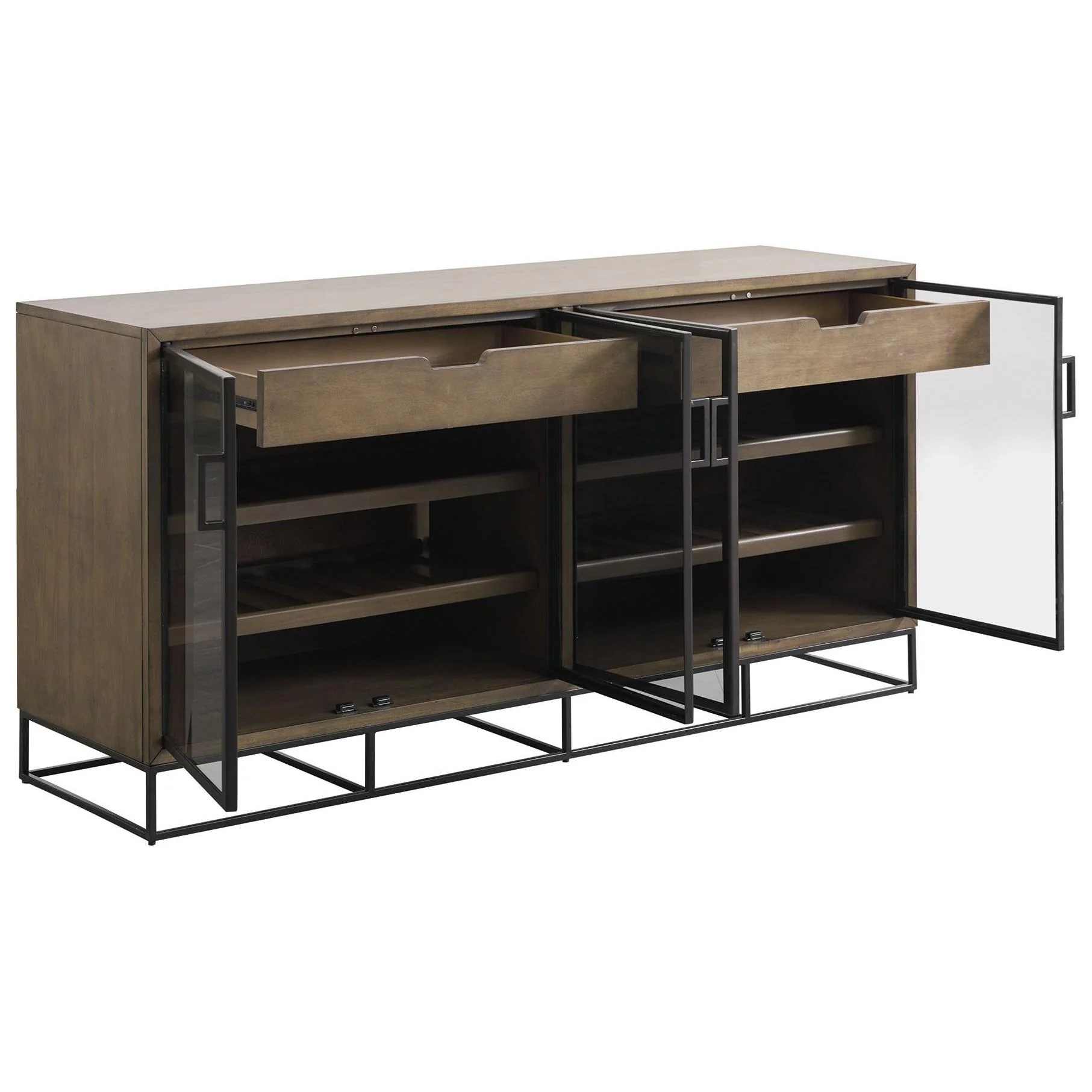 Deluxaney - Light Brown - Dining Room Server - Image 2