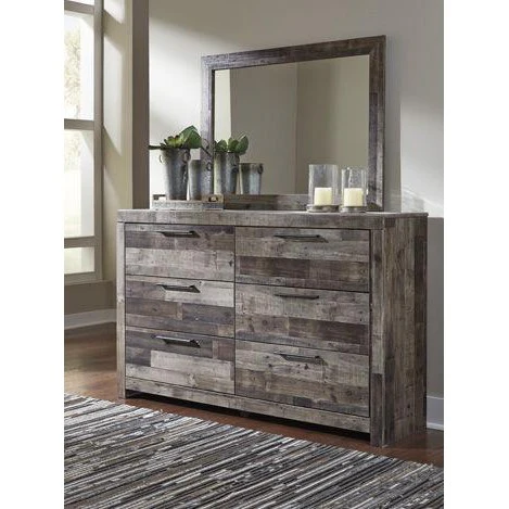 Derekson - Multi Gray - Bedroom Mirror