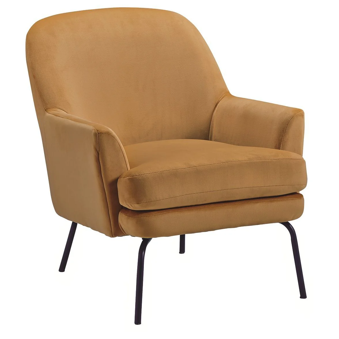 Dericka - Light Brown - Accent Chair
