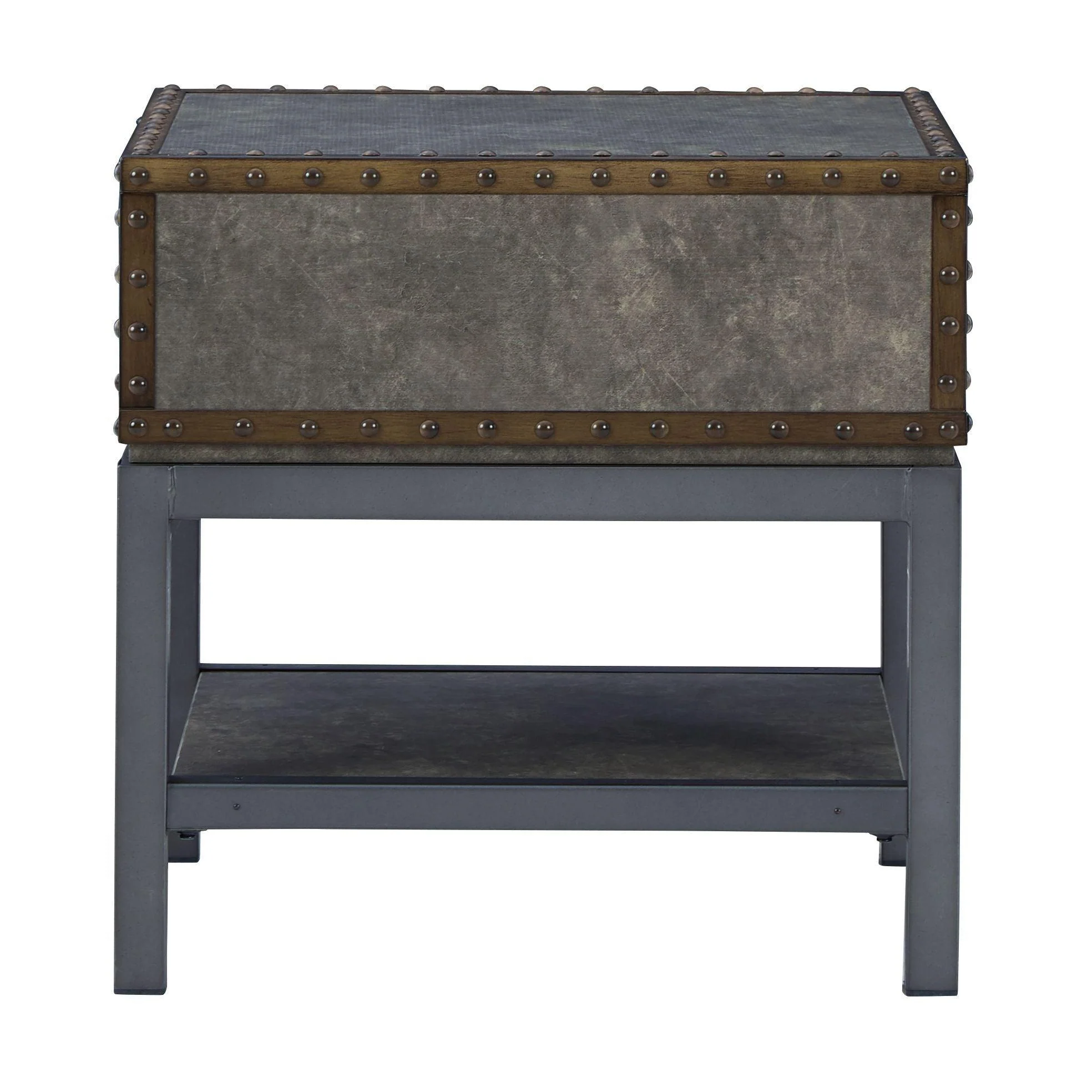 Derrylin - Brown - Rectangular End Table - Image 5