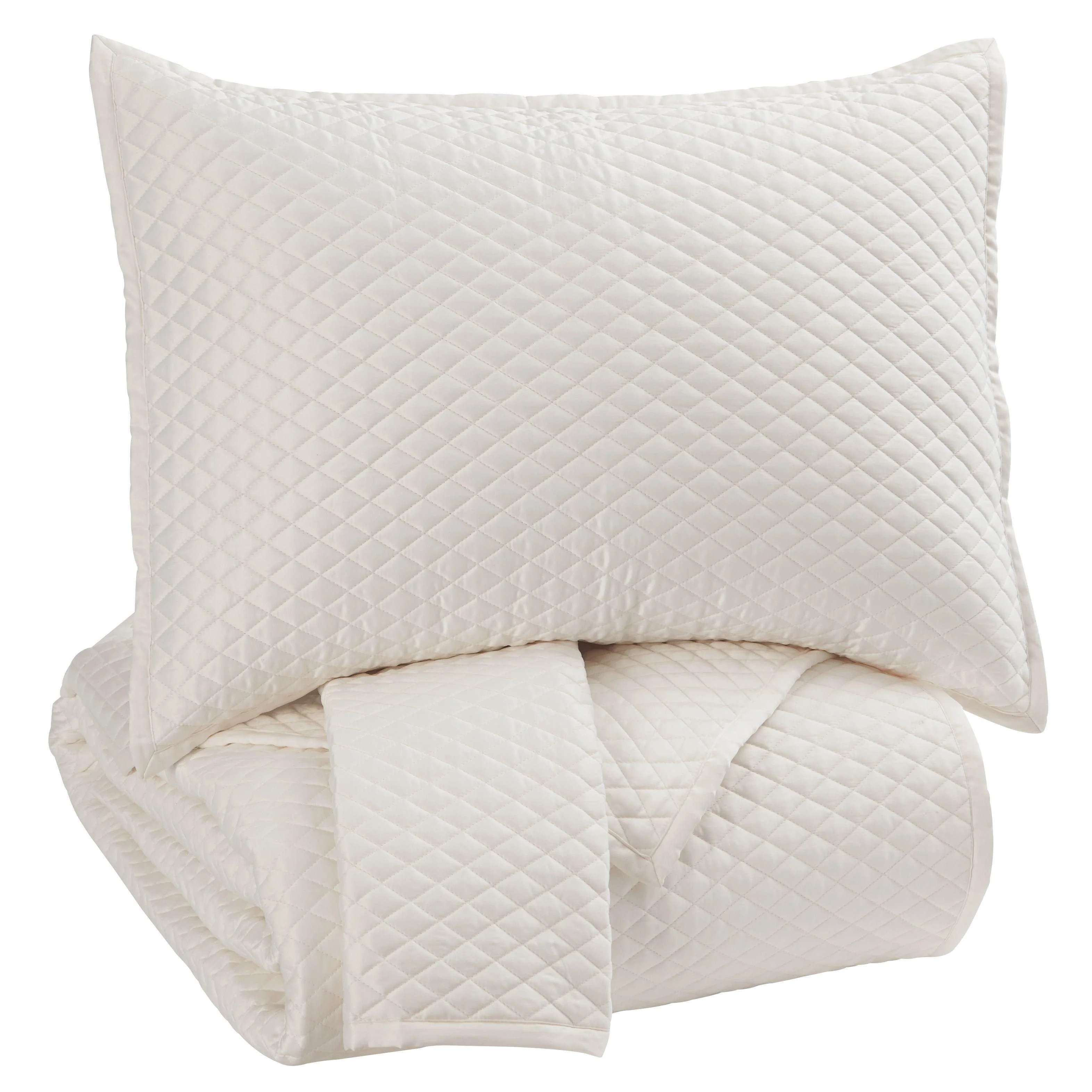 Dietrick - Ivory - Queen Quilt Set