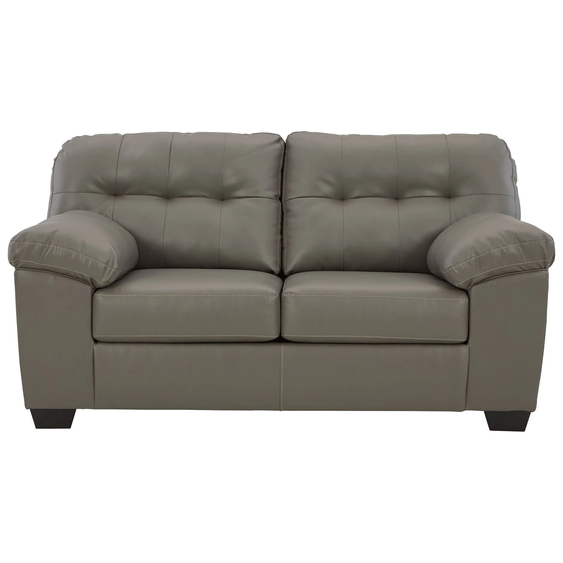 Donlen - Gray - Loveseat - Image 3
