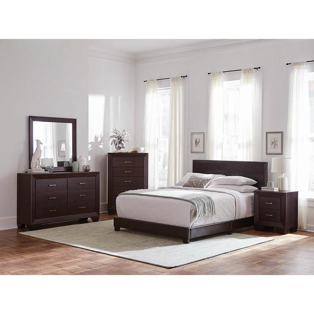 Dorian - Upholstered Bed - Brown - Full Bed