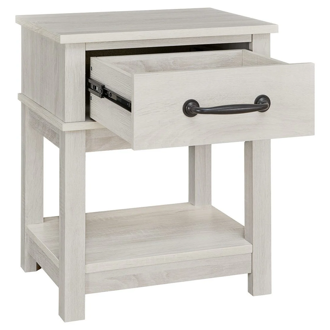 Dorrinson - White - One Drawer Night Stand - Image 3