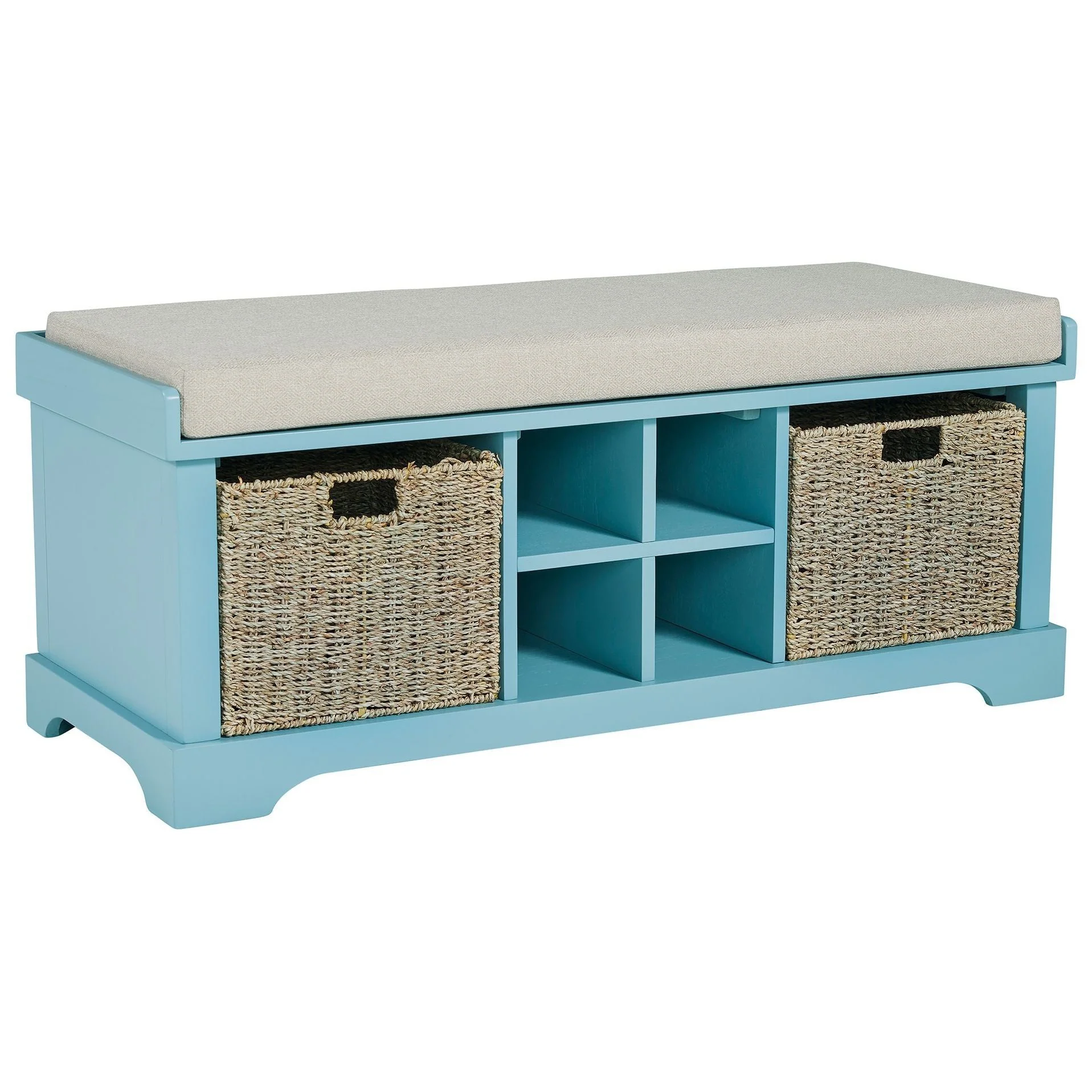 Dowdy - Teal - Storage Bench