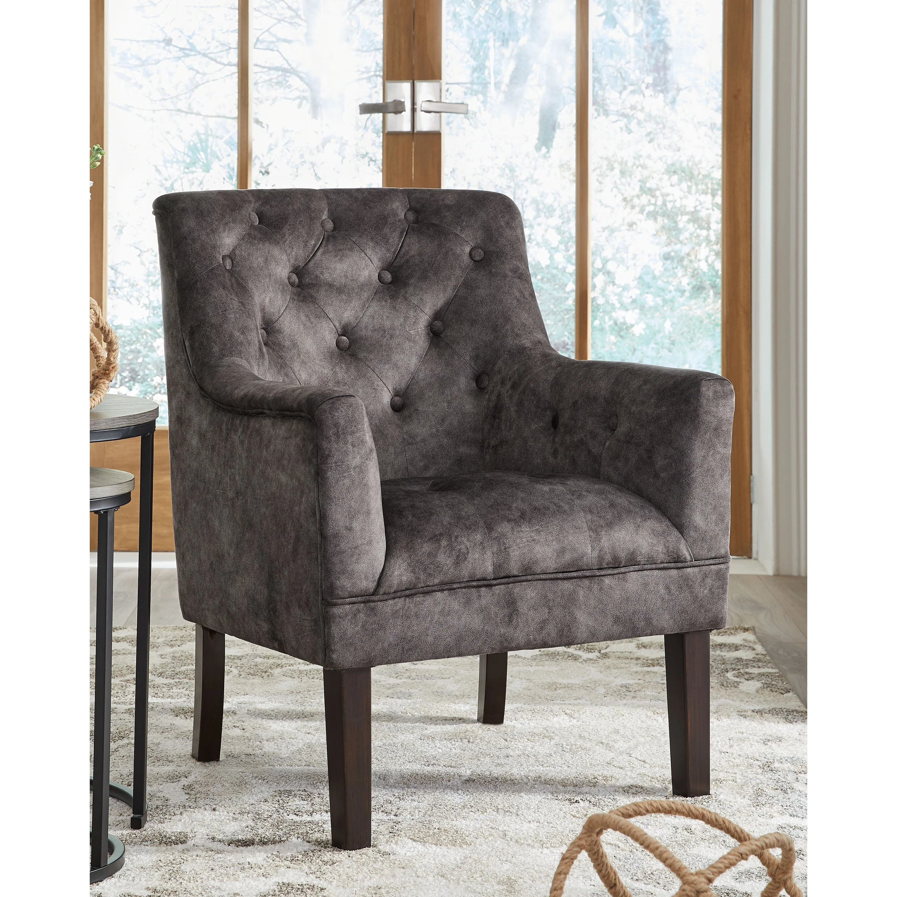 Drakelle - Charcoal Gray - Accent Chair - Image 7