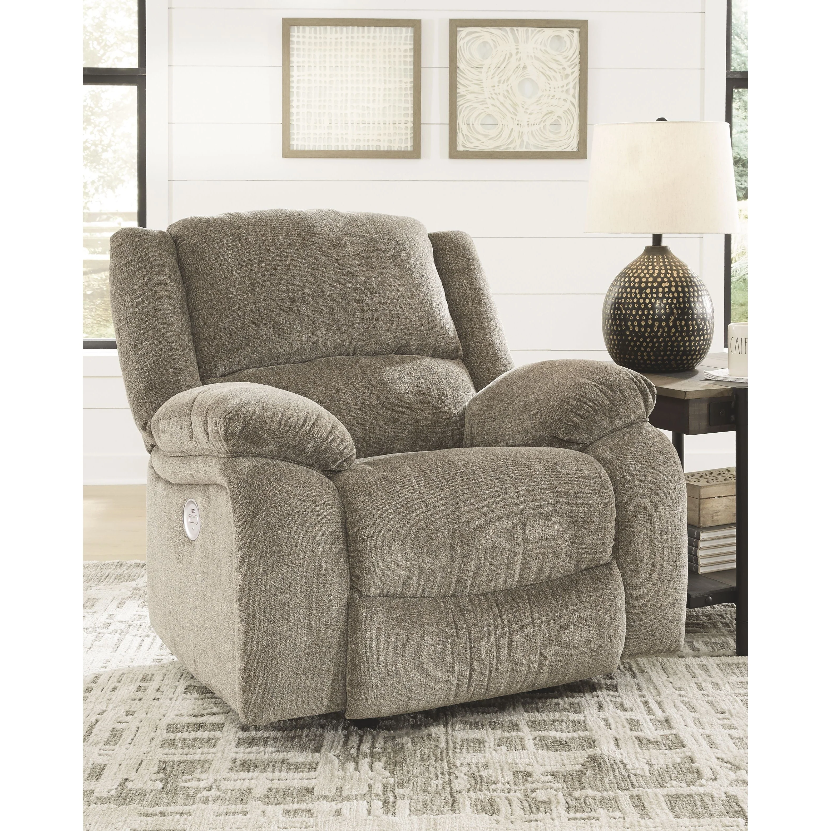 Draycoll - Pewter - Power Rocker Recliner - Image 6