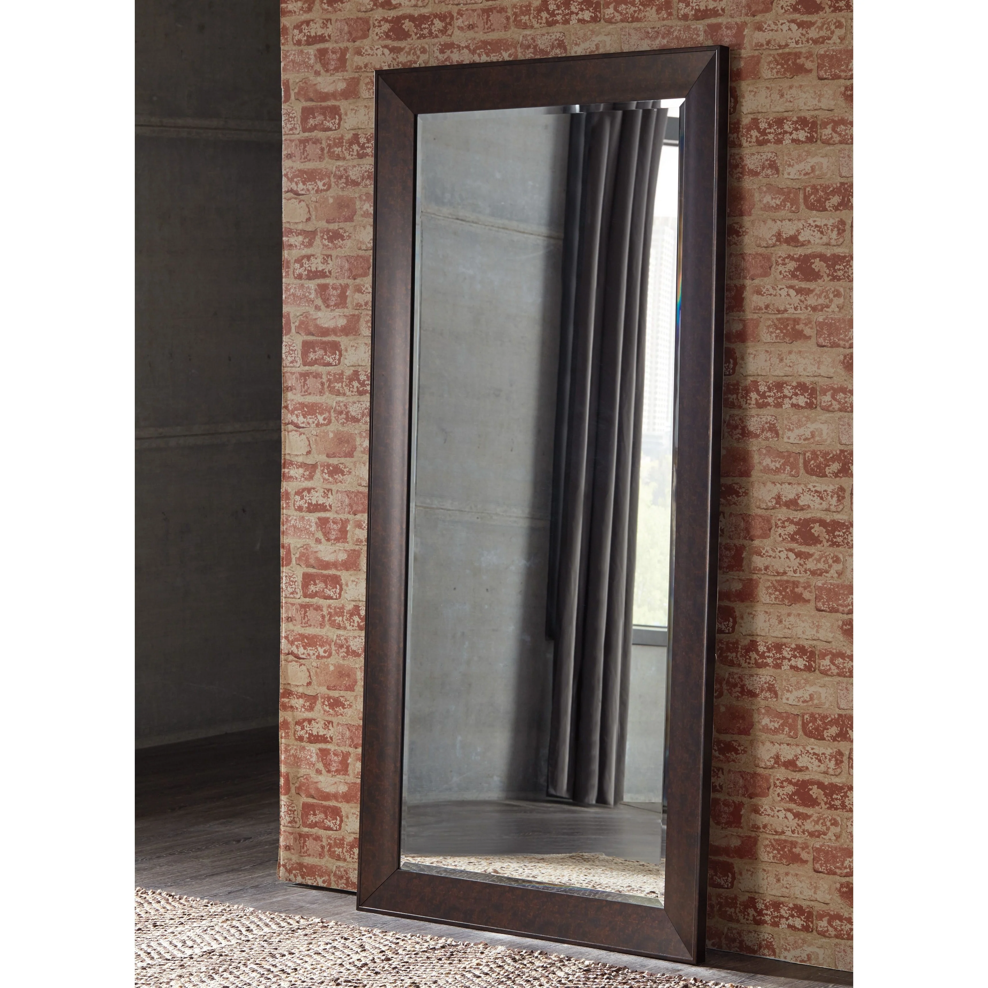 Duha - Brown - Floor Mirror - Image 8