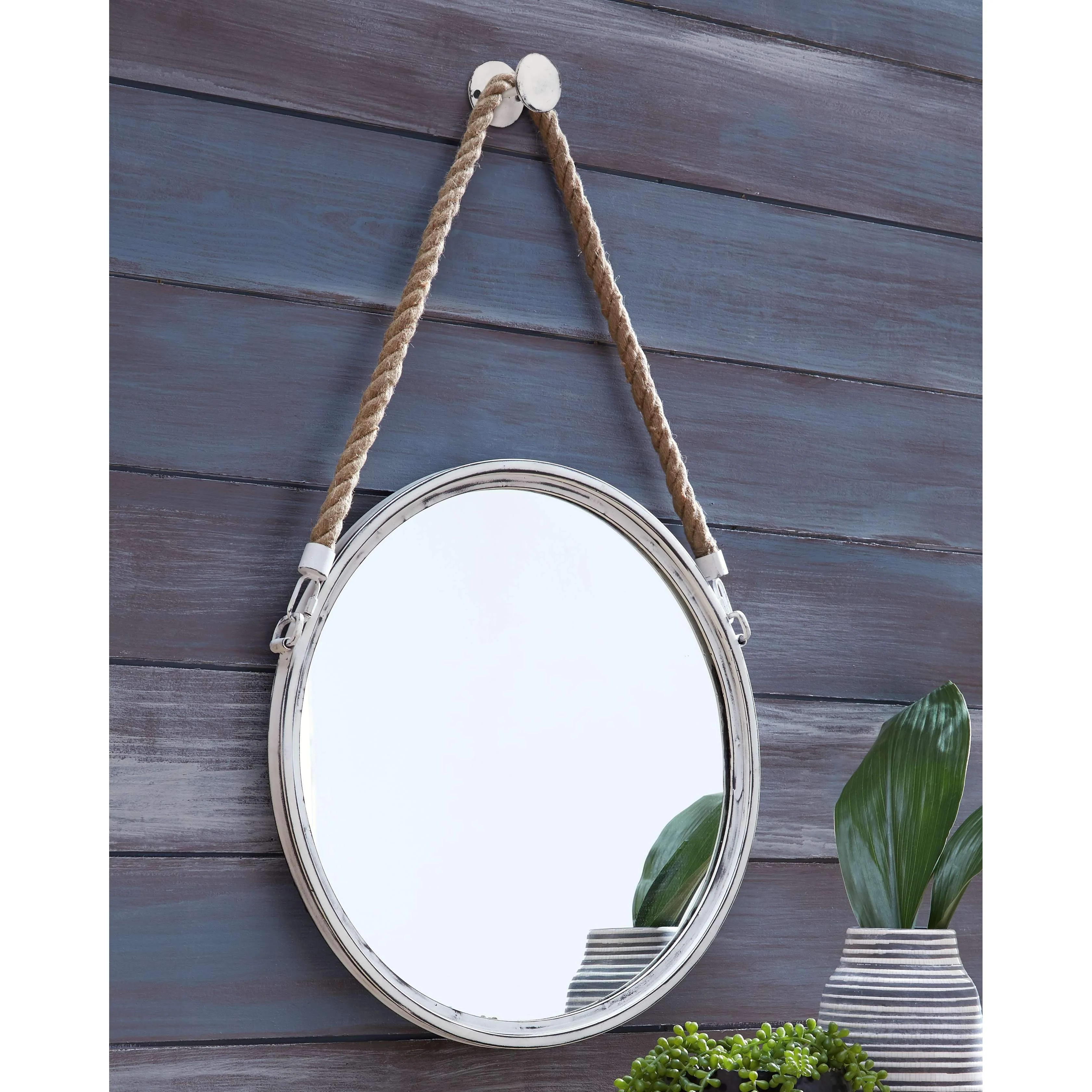 Dusan - Antique White - Accent Mirror - Image 2