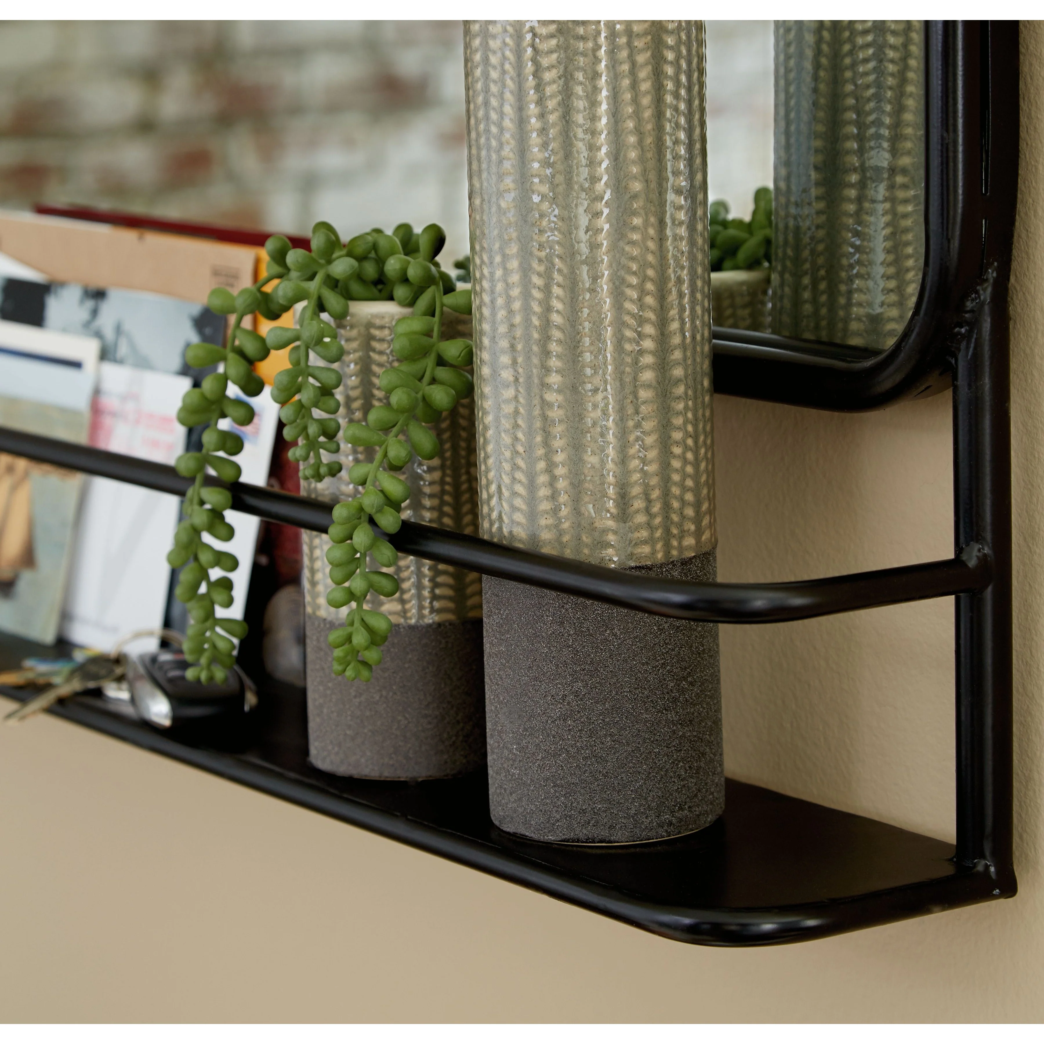 Ebba - Black - Accent Mirror - Horizontal - Image 4