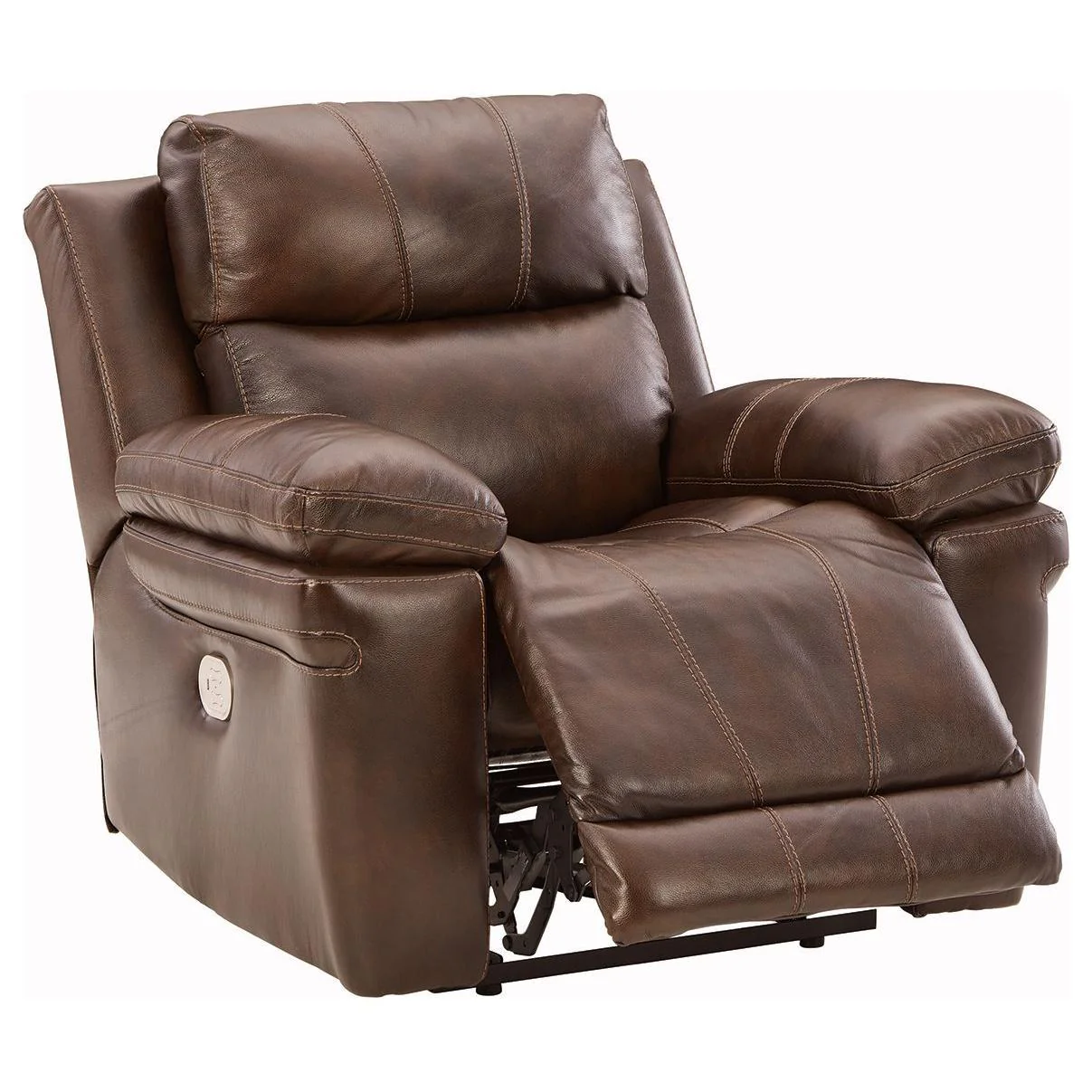 Edmar - Chocolate - Pwr Recliner/adj Headrest